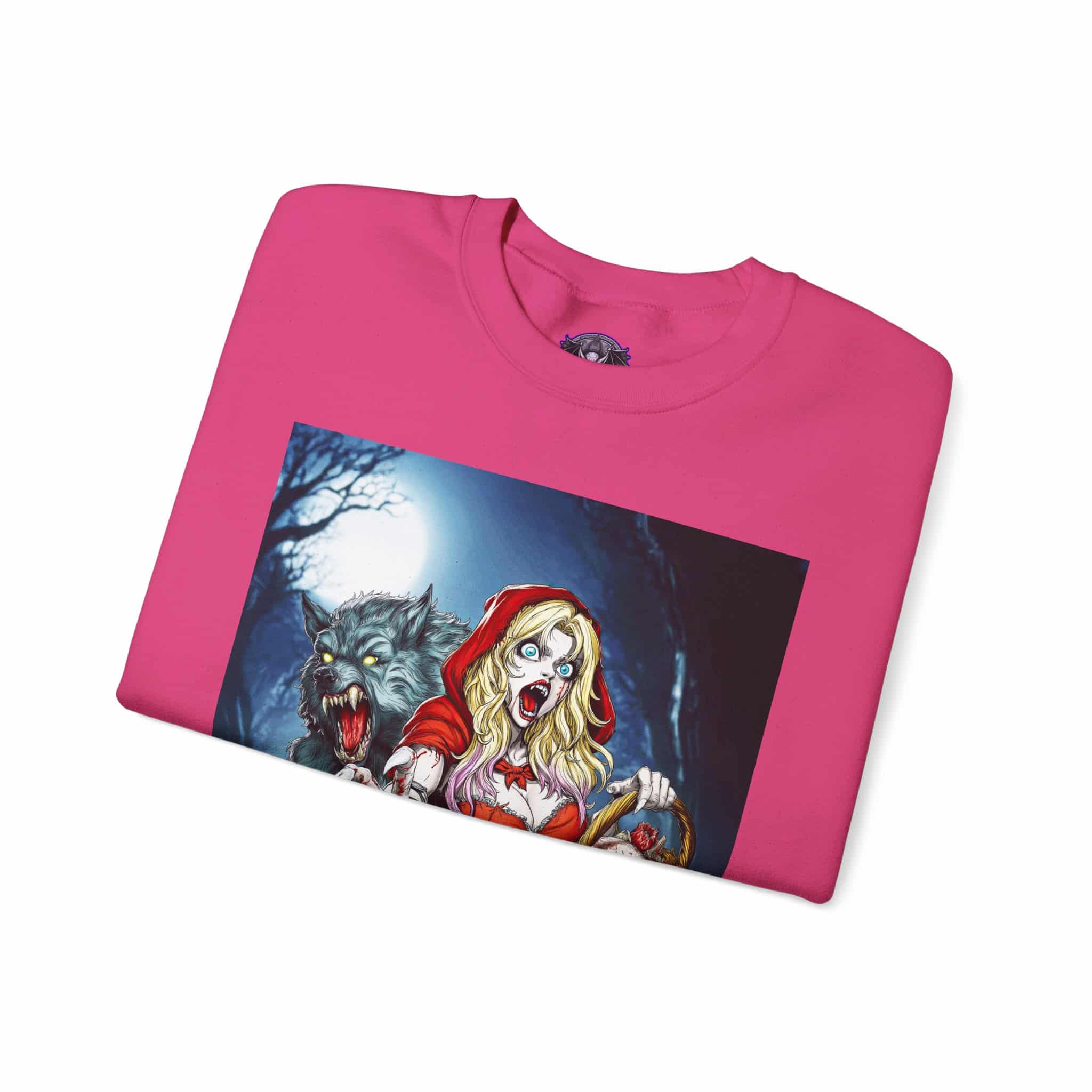 Vampire Red Riding Hood By Ghastly Wicked Tales 2025-01 Unisex Heavy Blend™ Crewneck Sweatshirt - Image 55