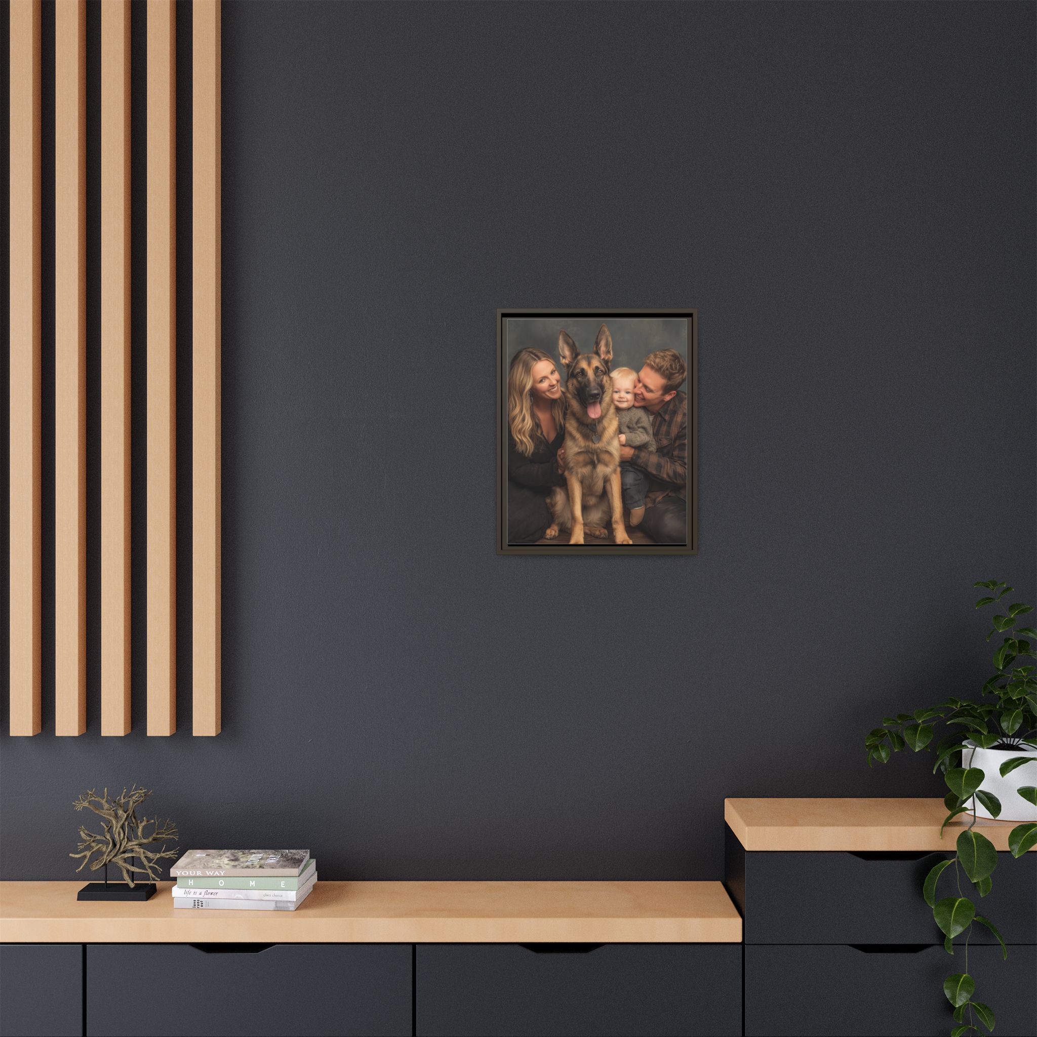 Personalized Framed Family Canvas Wall Art Vertical Multiple Sizes Available - Image 64