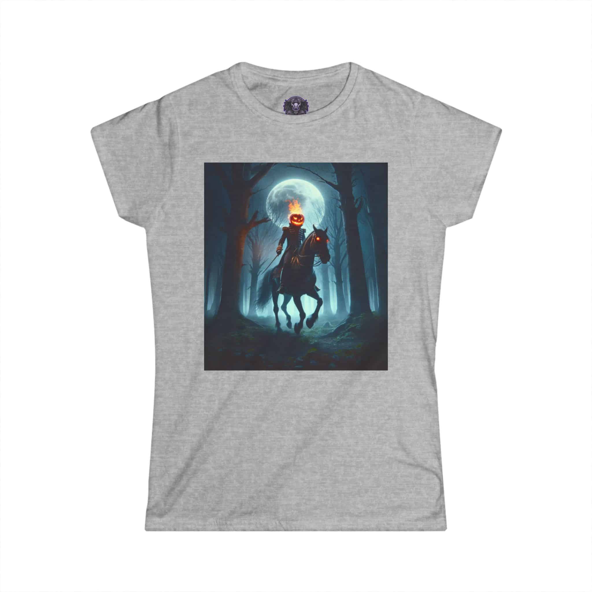 Headless Horseman Of Sleepy Hollow #DZ-HH-003 Women's Softstyle Tee - Image 7