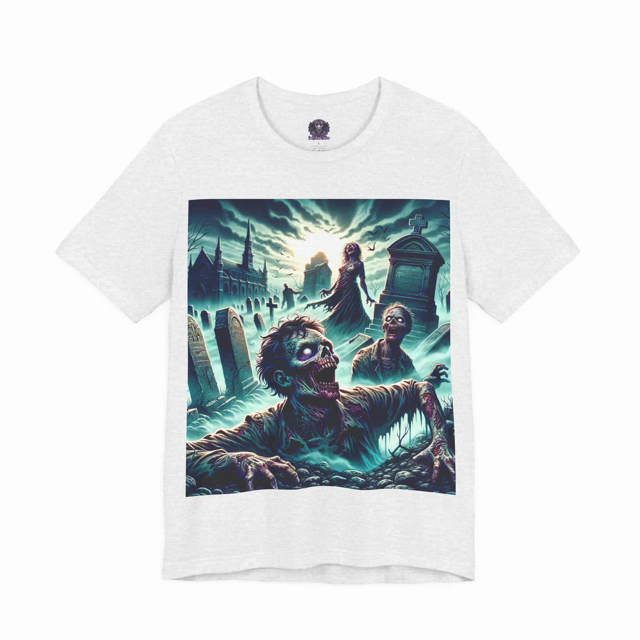 Zombies Emerge #DZ-003 Unisex Jersey Short Sleeve Tee - Image 38