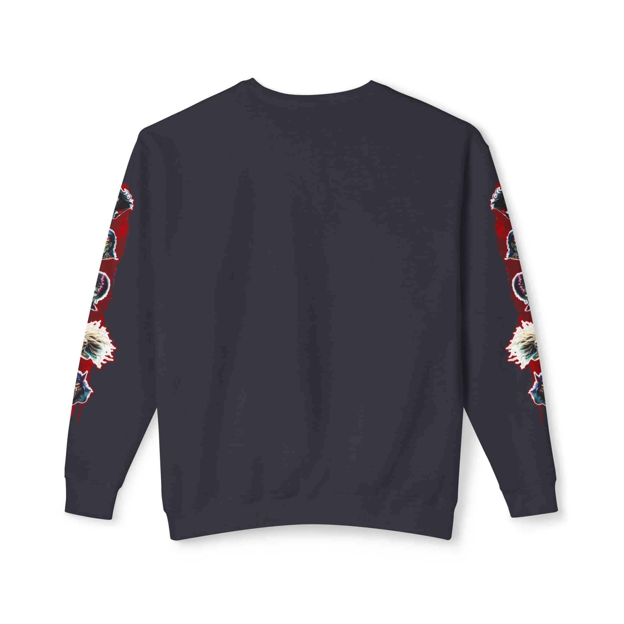 Monster Mosh 2024 Tour Drac on Guitar MM-D001 Deluxe Unisex Lightweight Crewneck Sweatshirt - Image 2