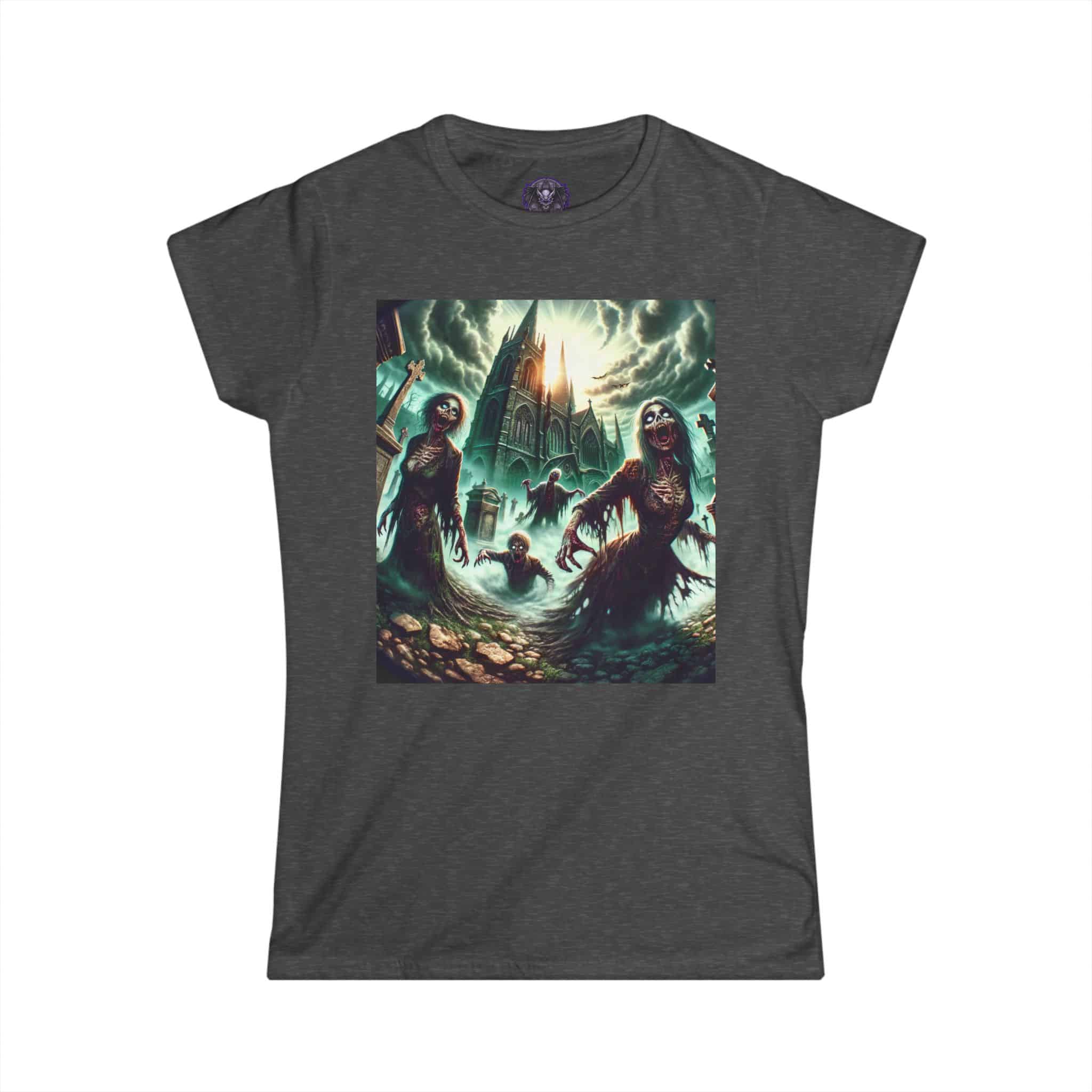 Zombies Emerge #DZ-002 Women's Softstyle Tee - Image 19