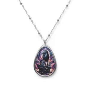 Cosmic Lion Family WD-D006 By Wyldesigns Oval Necklace