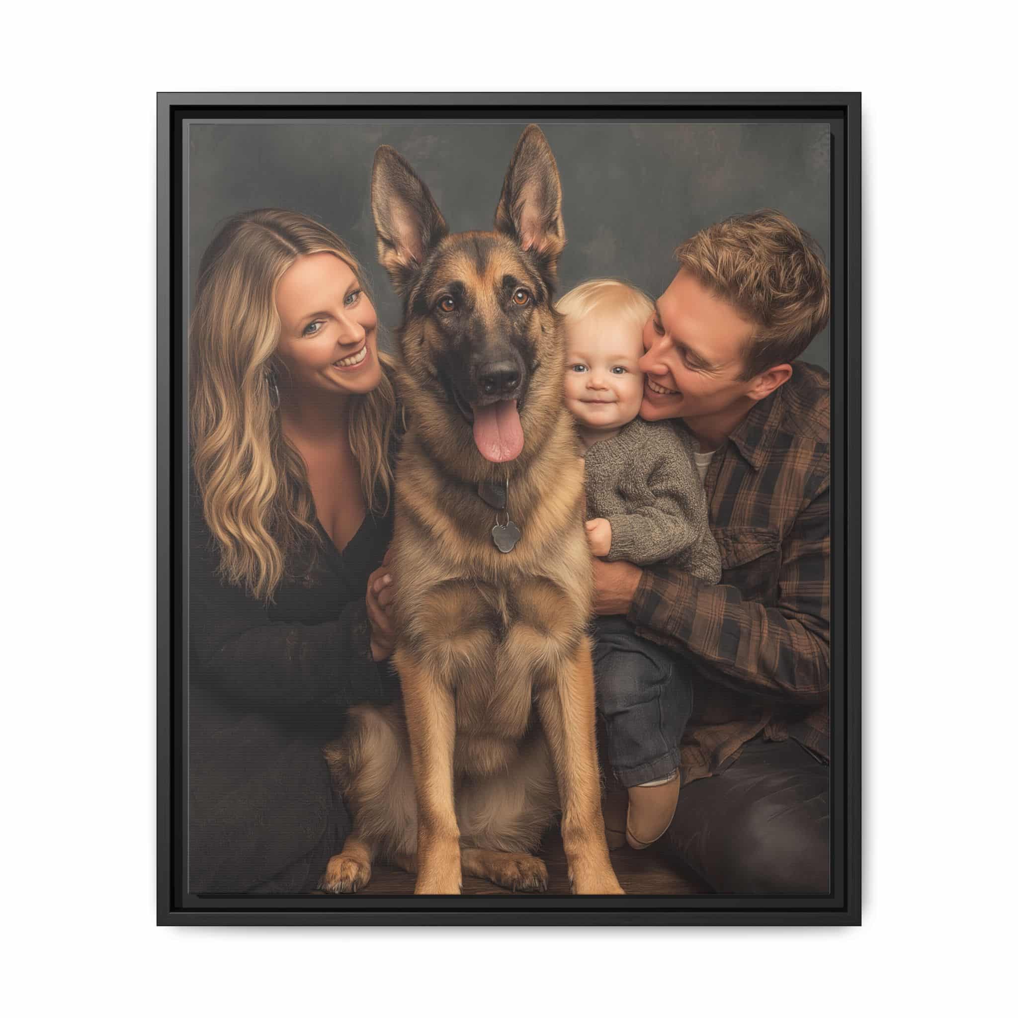 Personalized Framed Family Canvas Wall Art Vertical Multiple Sizes Available - Image 169