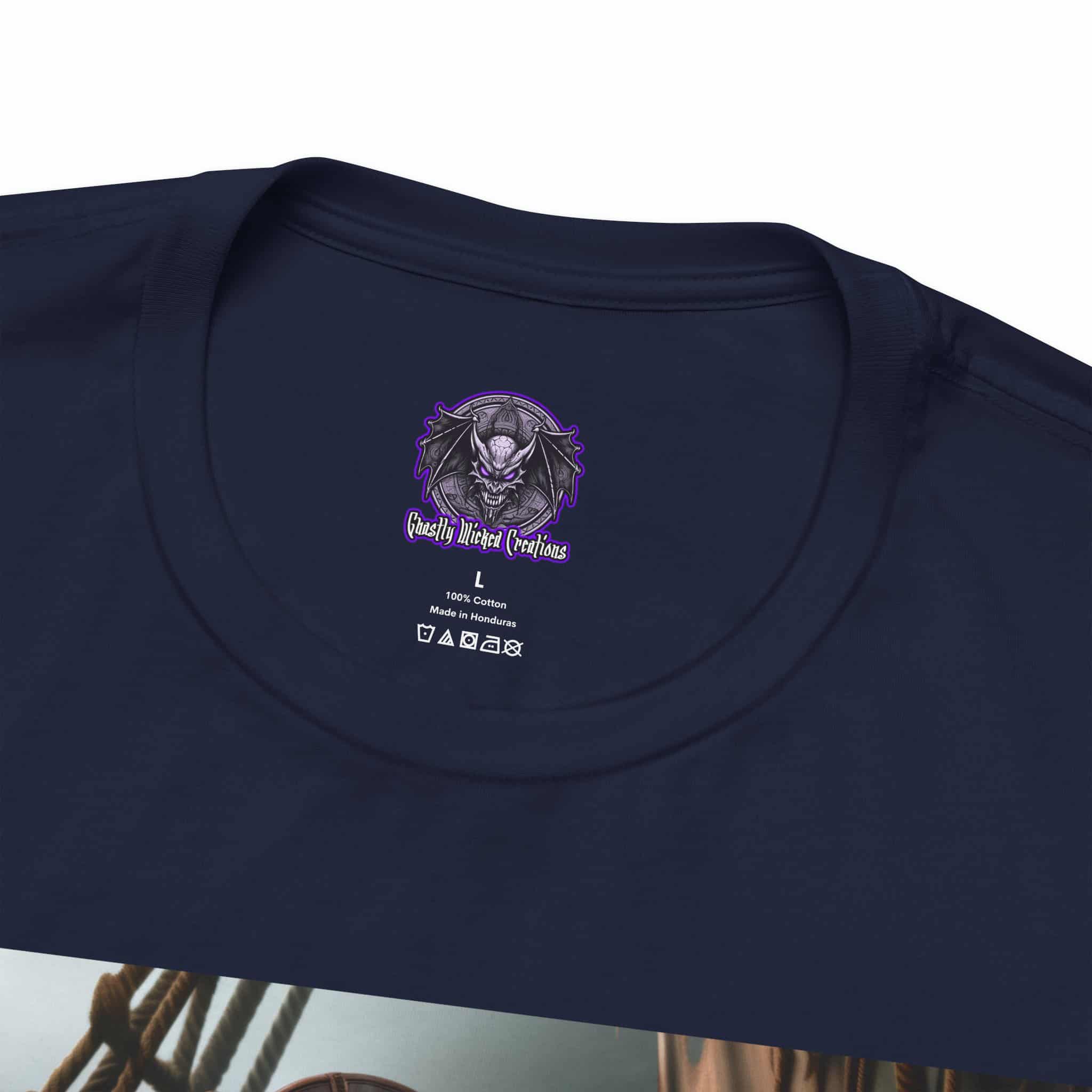 Arm The Animals: Pirate Gator Girl #AA-D-G001 Unisex Jersey Short Sleeve Tee - Image 15