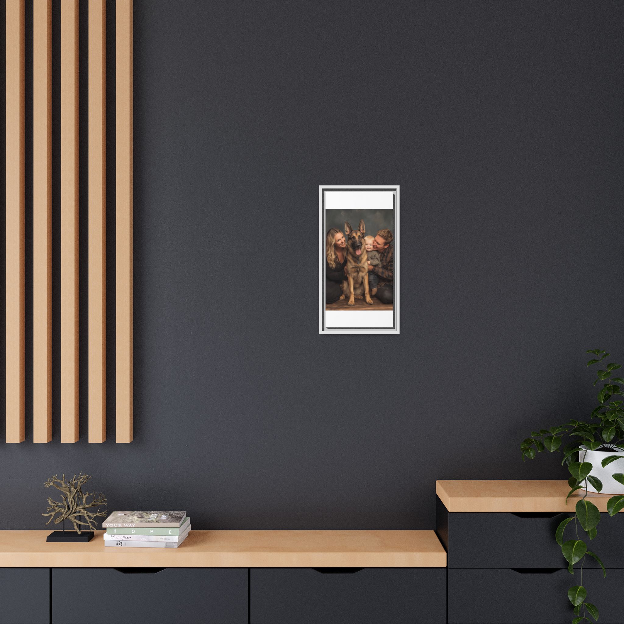 Personalized Framed Family Canvas Wall Art Vertical Multiple Sizes Available - Image 204