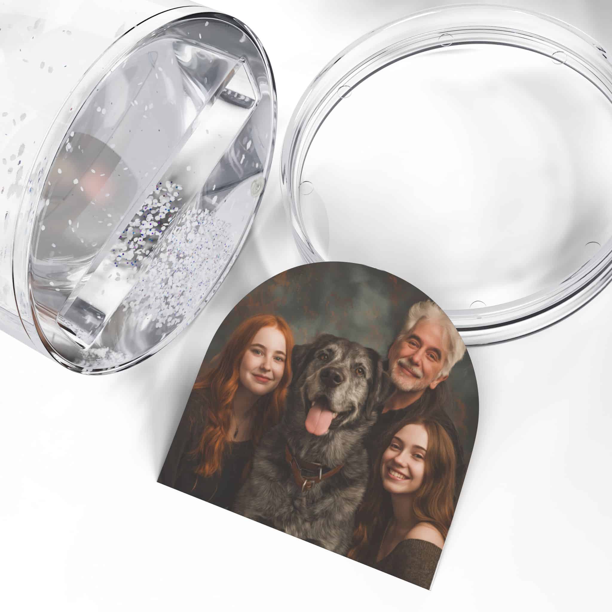Personalized Family Pet Snow Globe - Image 3
