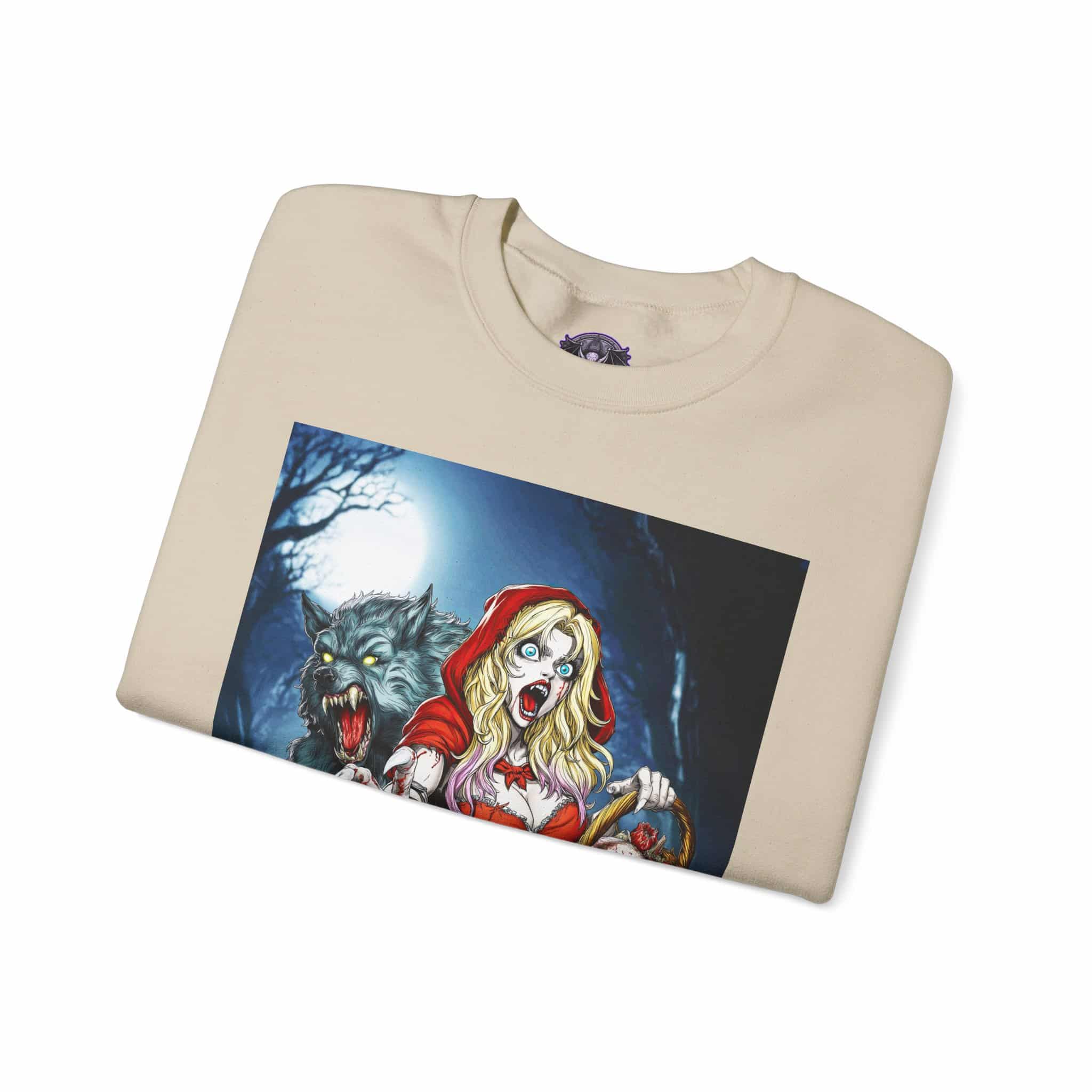 Vampire Red Riding Hood By Ghastly Wicked Tales 2025-01 Unisex Heavy Blend™ Crewneck Sweatshirt - Image 15
