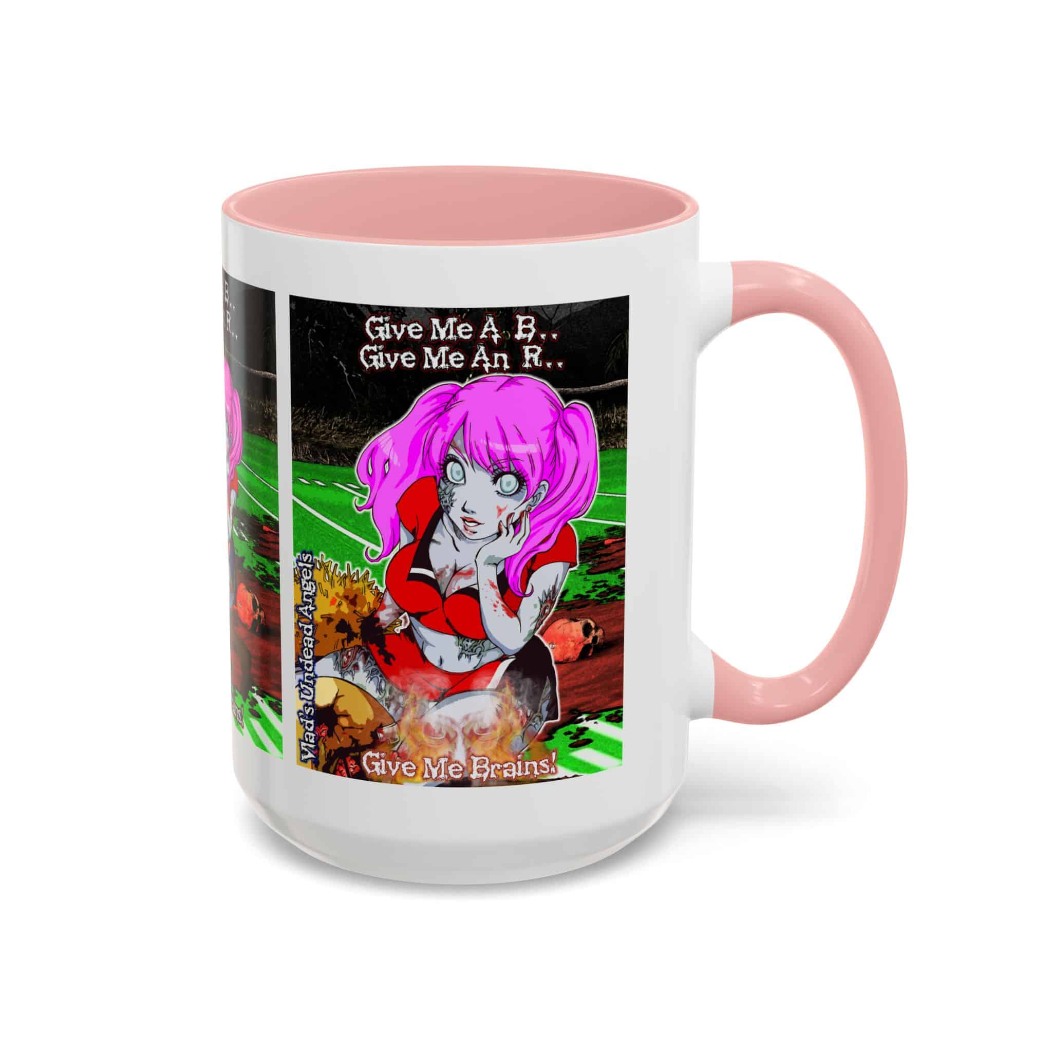 Buffy Undead Angel Zombie Cheerleader C1 PH – Classic Art w/Text Accent Coffee Mug (11, 15oz) - Image 30