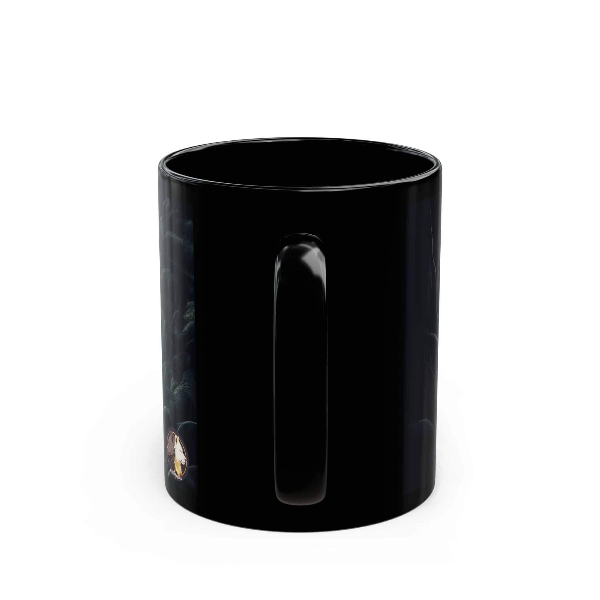 Black Panther WD-D002 By Wyldesigns Black Mug (11oz, 15oz) - Image 4
