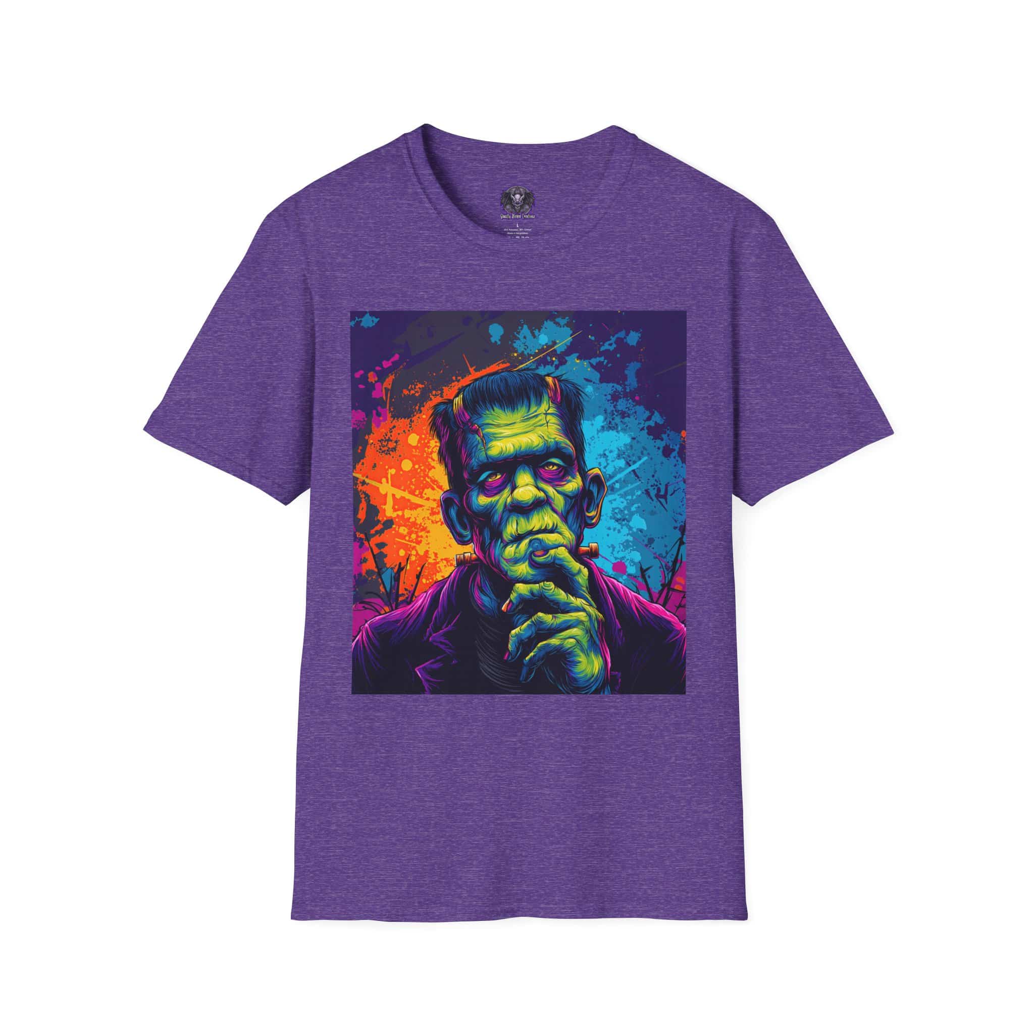 Frankenstein Pop Art 60's Style Unisex T-Shirt - Image 29