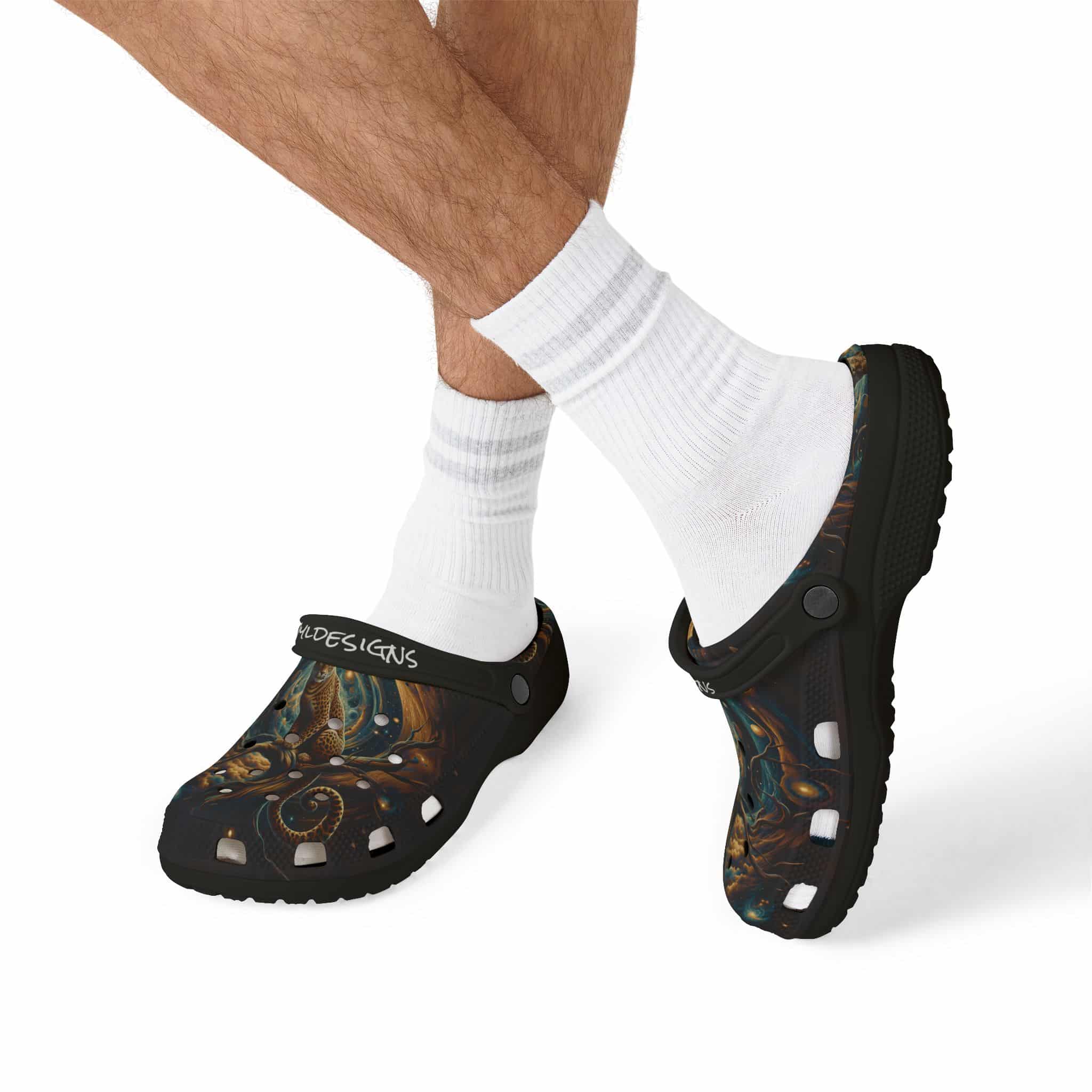 Cosmic Leopard WD-D013 By Wyldesigns - Clog Shoes - Image 8