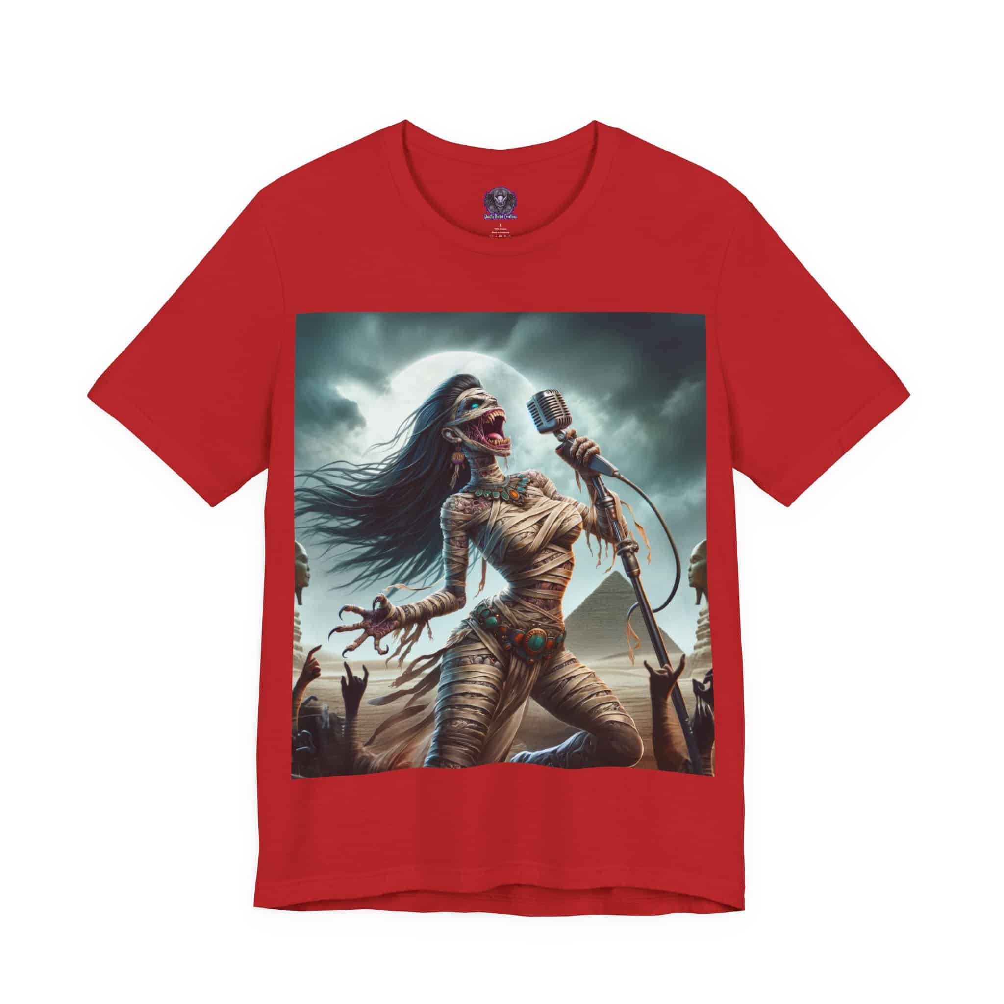 Monster Mosh 2024 Tour Mummy Goddess Singer #MM-D-MG01 Unisex Jersey Short Sleeve Tee - Image 33