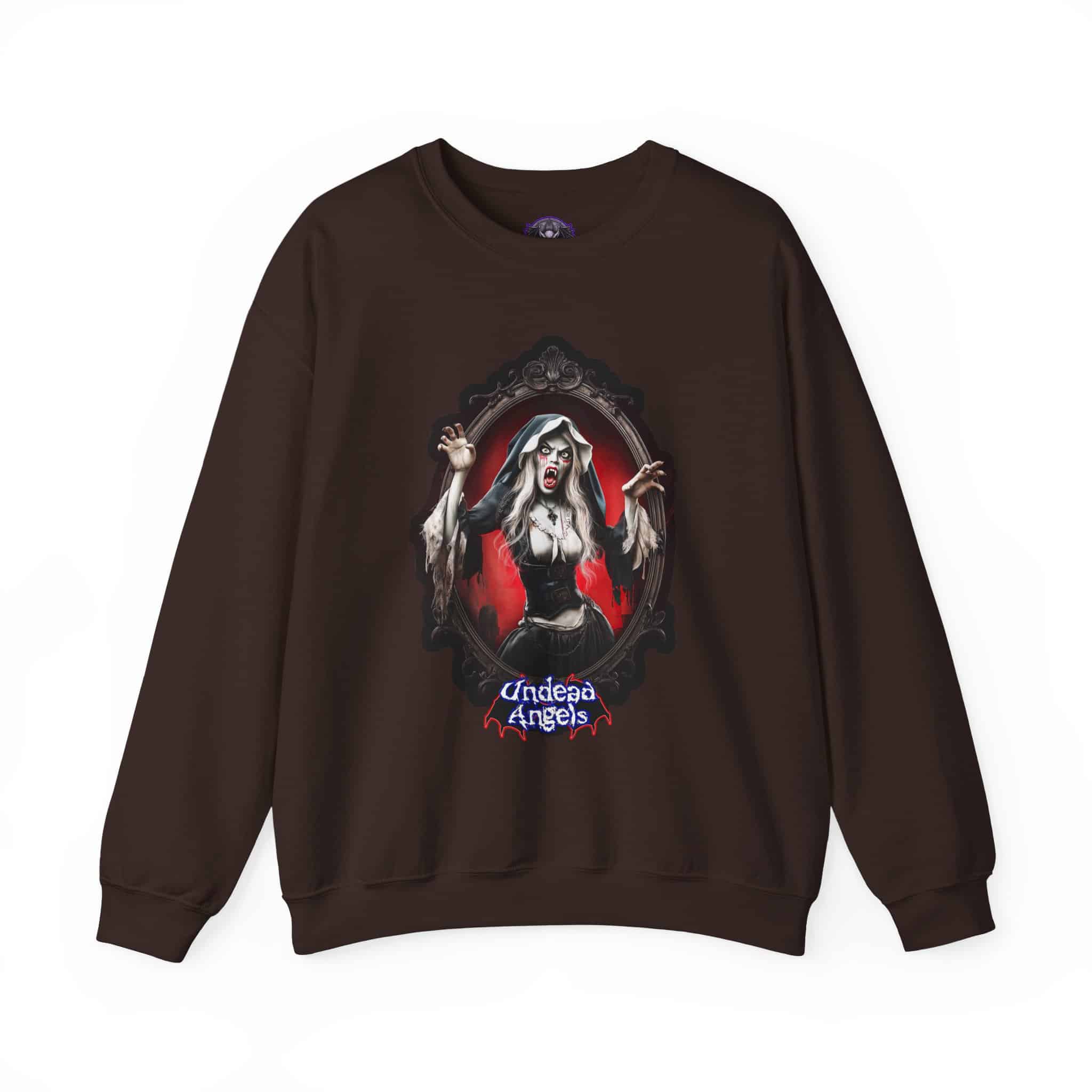 Undead Angels Vampire Pilgrim Chastity Unisex Heavy Blend™ Crewneck Sweatshirt - Image 5