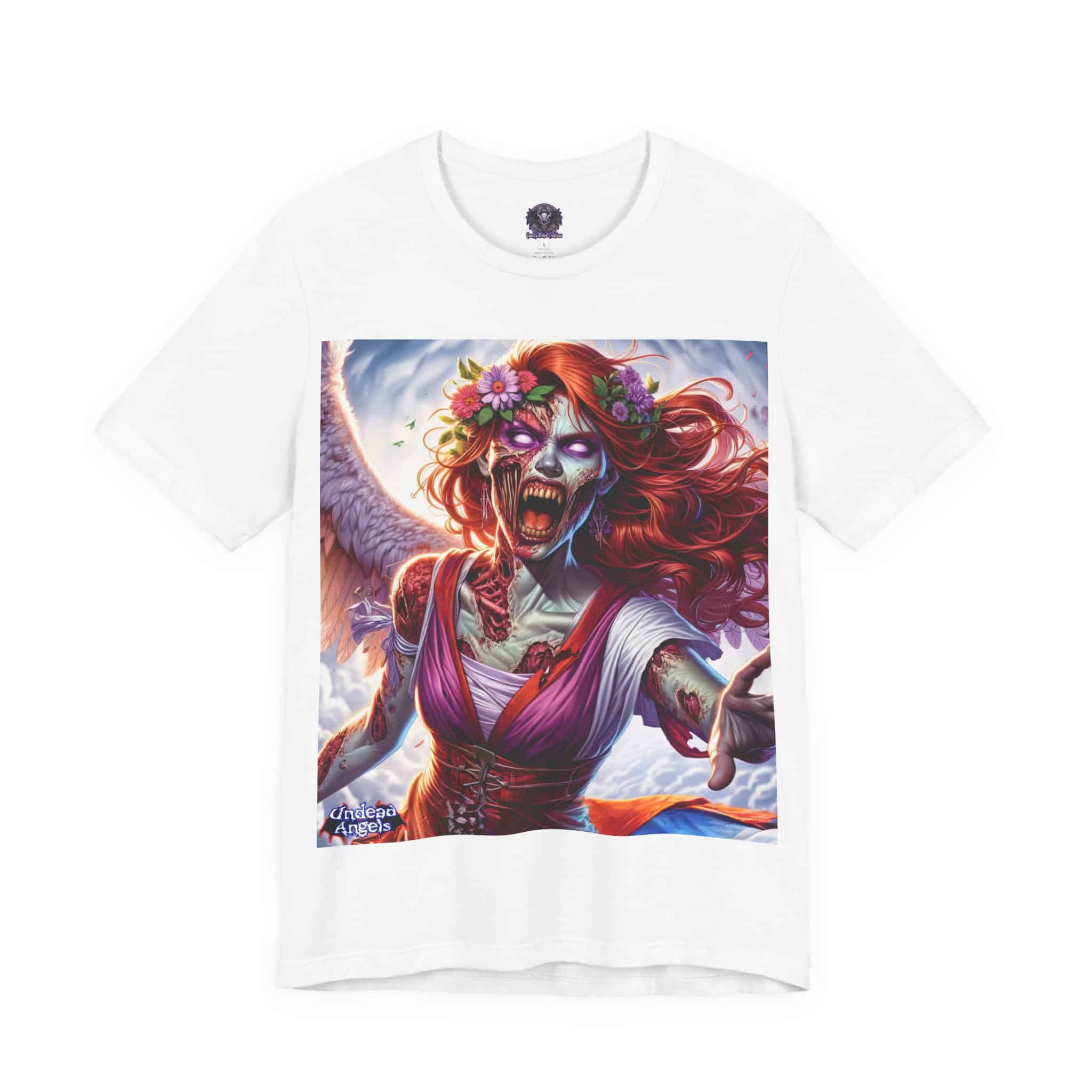 Scarlet Undead Angels Zombie Cupid #DSZ-004C Unisex Jersey Short Sleeve Tee - Image 3