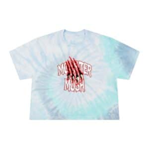 Monster Mosh Logo Women's Tie-Dye Crop Tee