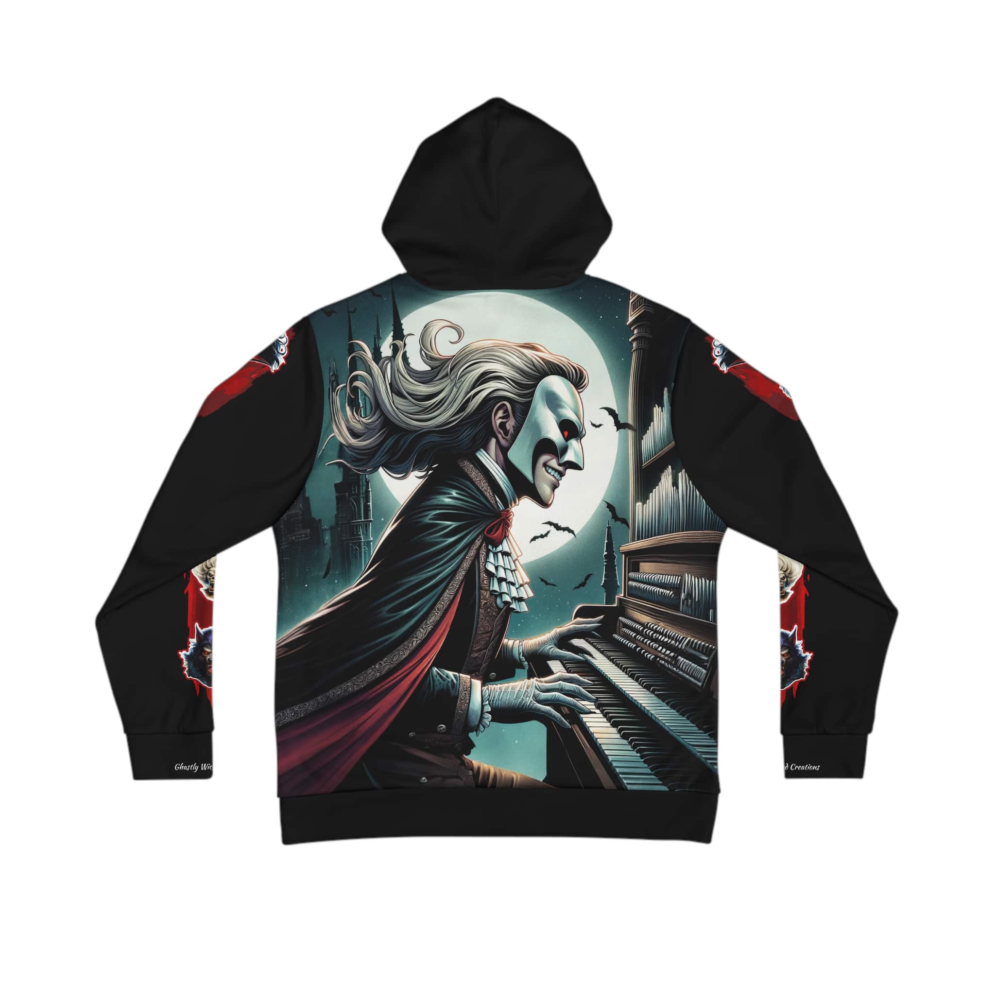 Monster Mosh 2024 Tour Phantom On Organ MM-D007 Men's Hoodie (AOP) - Image 2