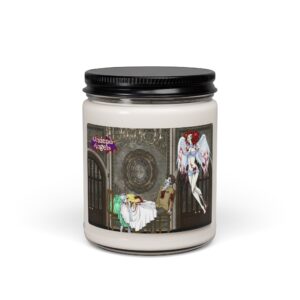 Undead Angel Valentine's Zombie Cupid Scarlet – Classic Art Scented Soy Candle, 9oz