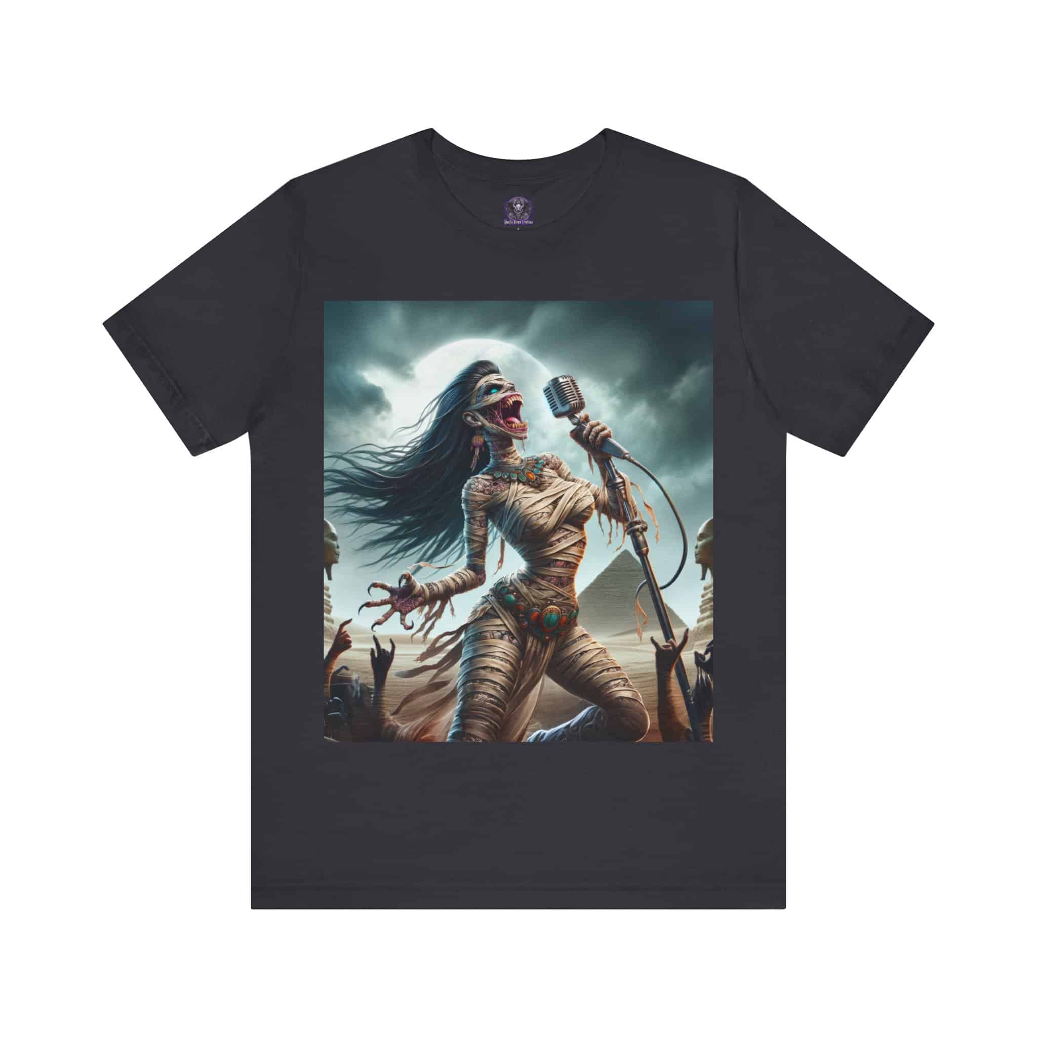Monster Mosh 2024 Tour Mummy Goddess Singer #MM-D-MG01 Unisex Jersey Short Sleeve Tee - Image 6