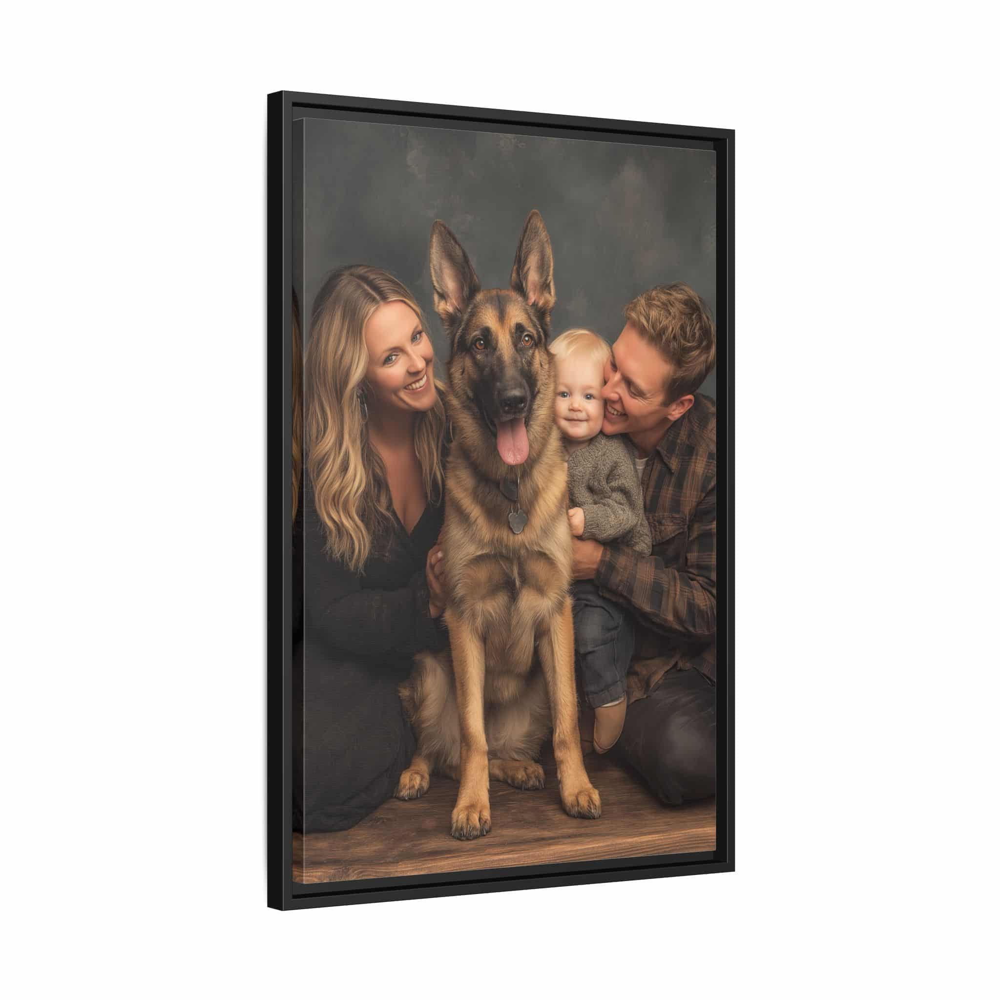 Personalized Framed Family Canvas Wall Art Vertical Multiple Sizes Available - Image 22