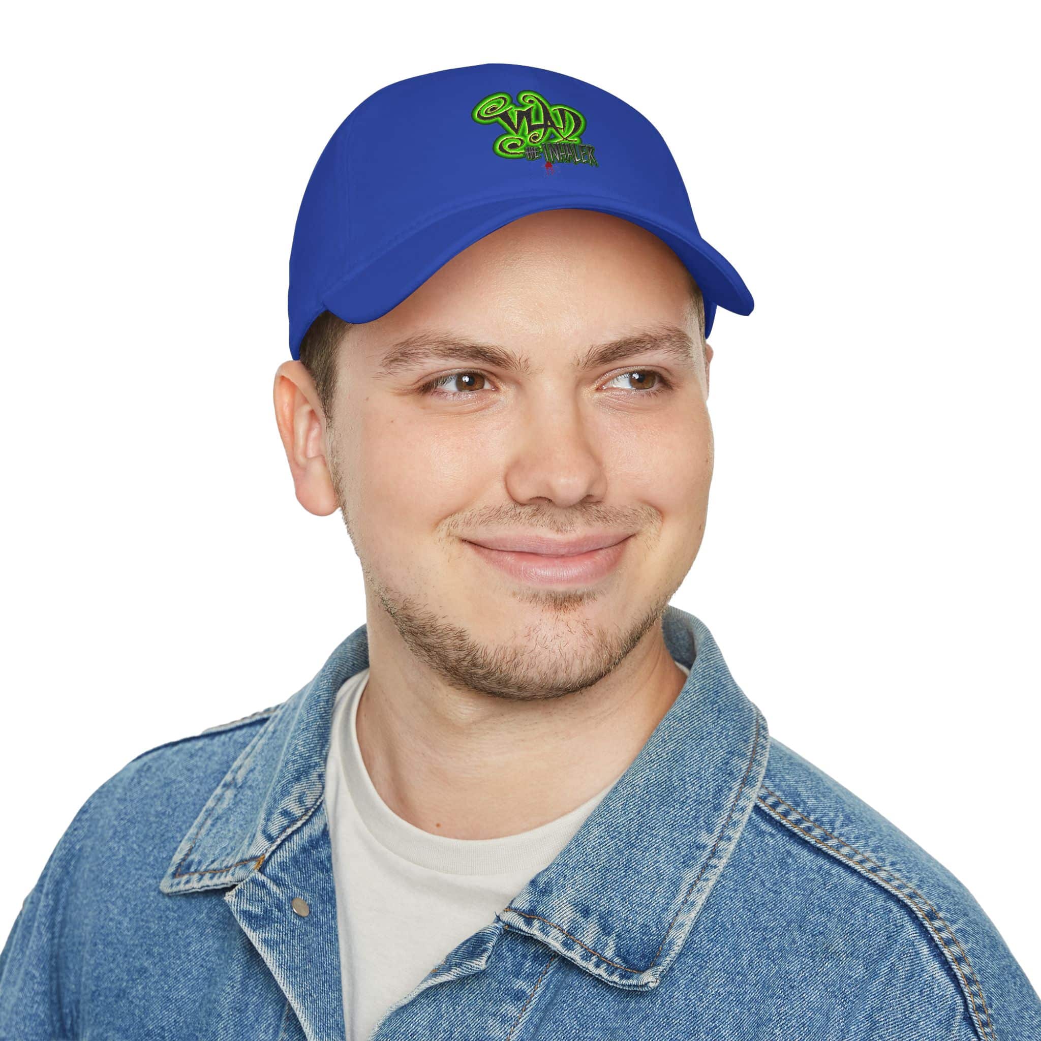 Vlad The Inhaler Logo Low Profile Baseball Cap - Image 20