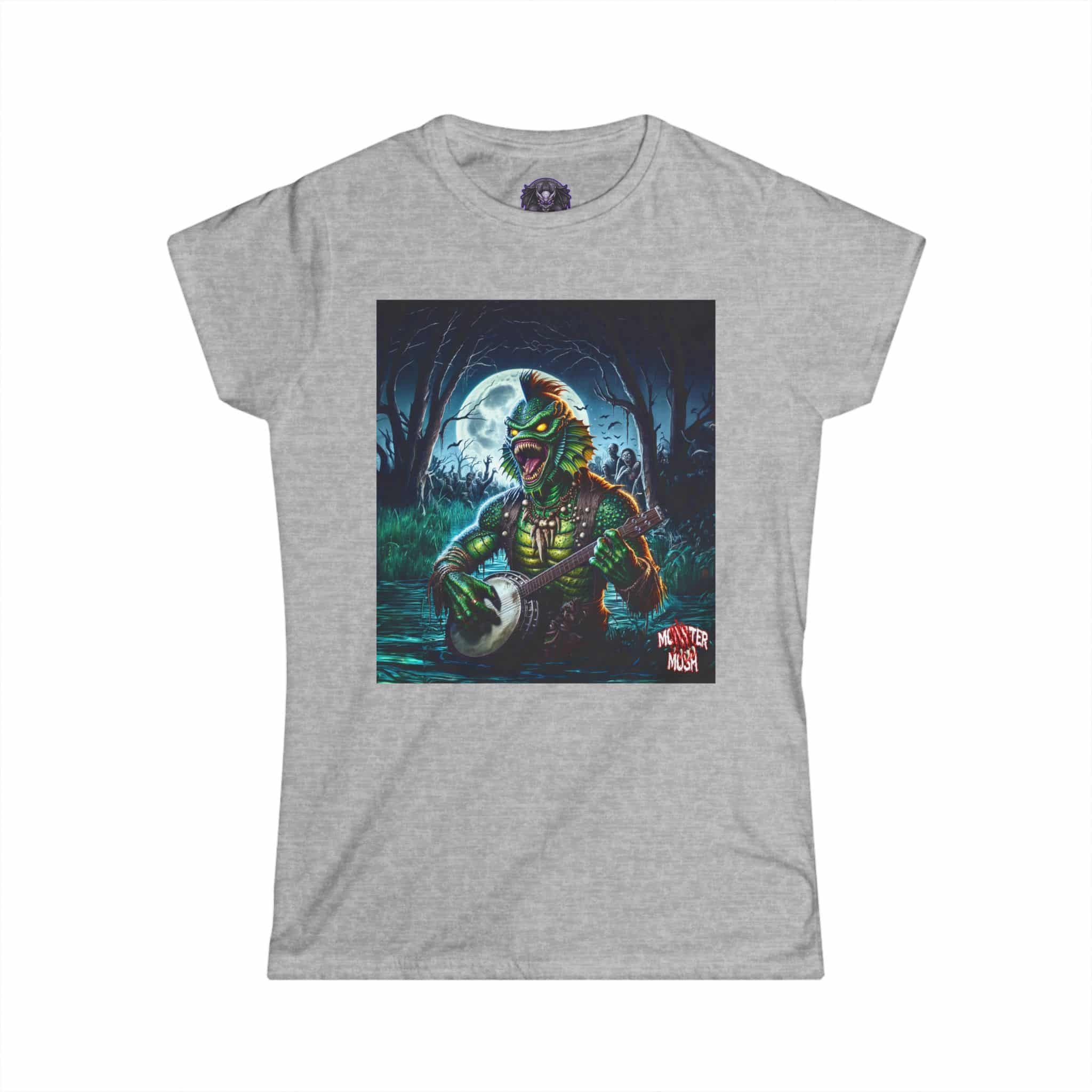 Monster Mosh 2024 Tour Gill On Banjo MM-D005 Women's Softstyle Tee - Image 16