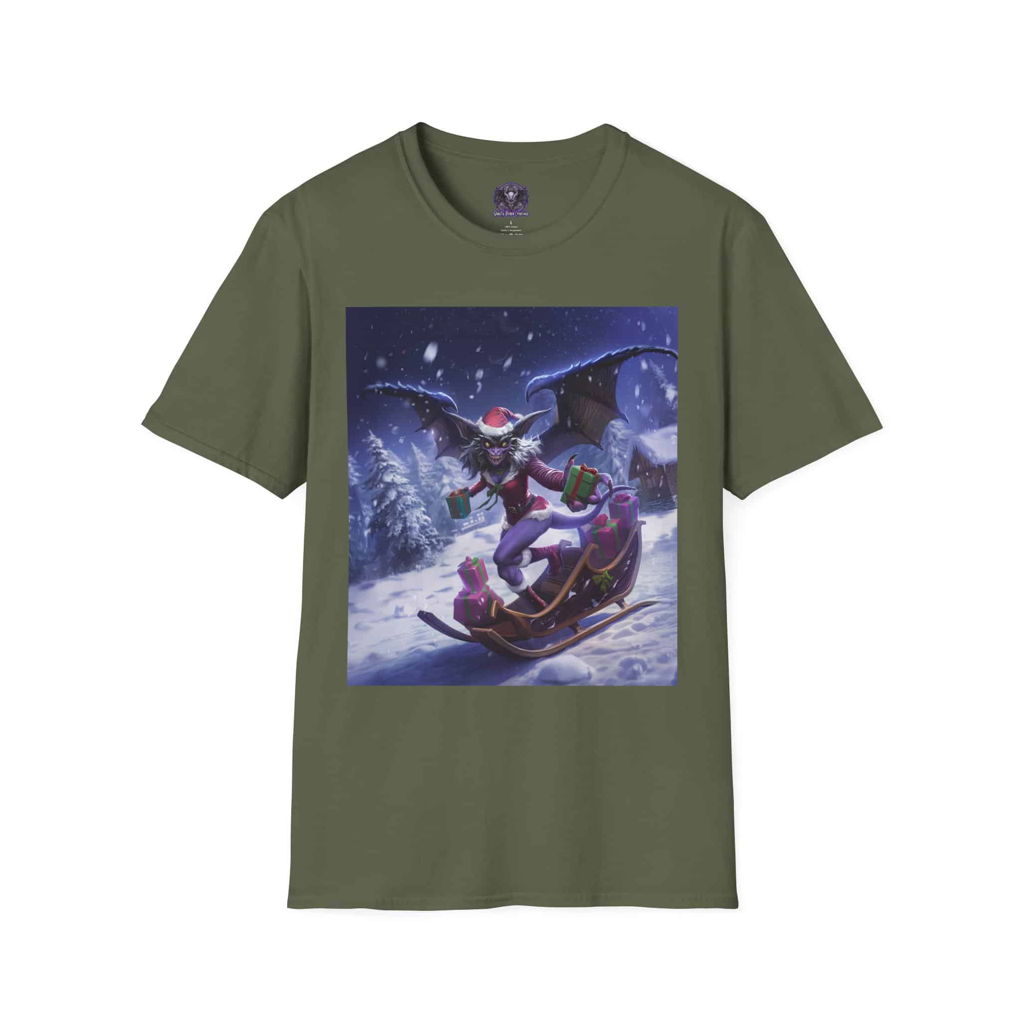 Gift Giving Gremlin Elf I Unisex T-Shirt Christmas - Image 31