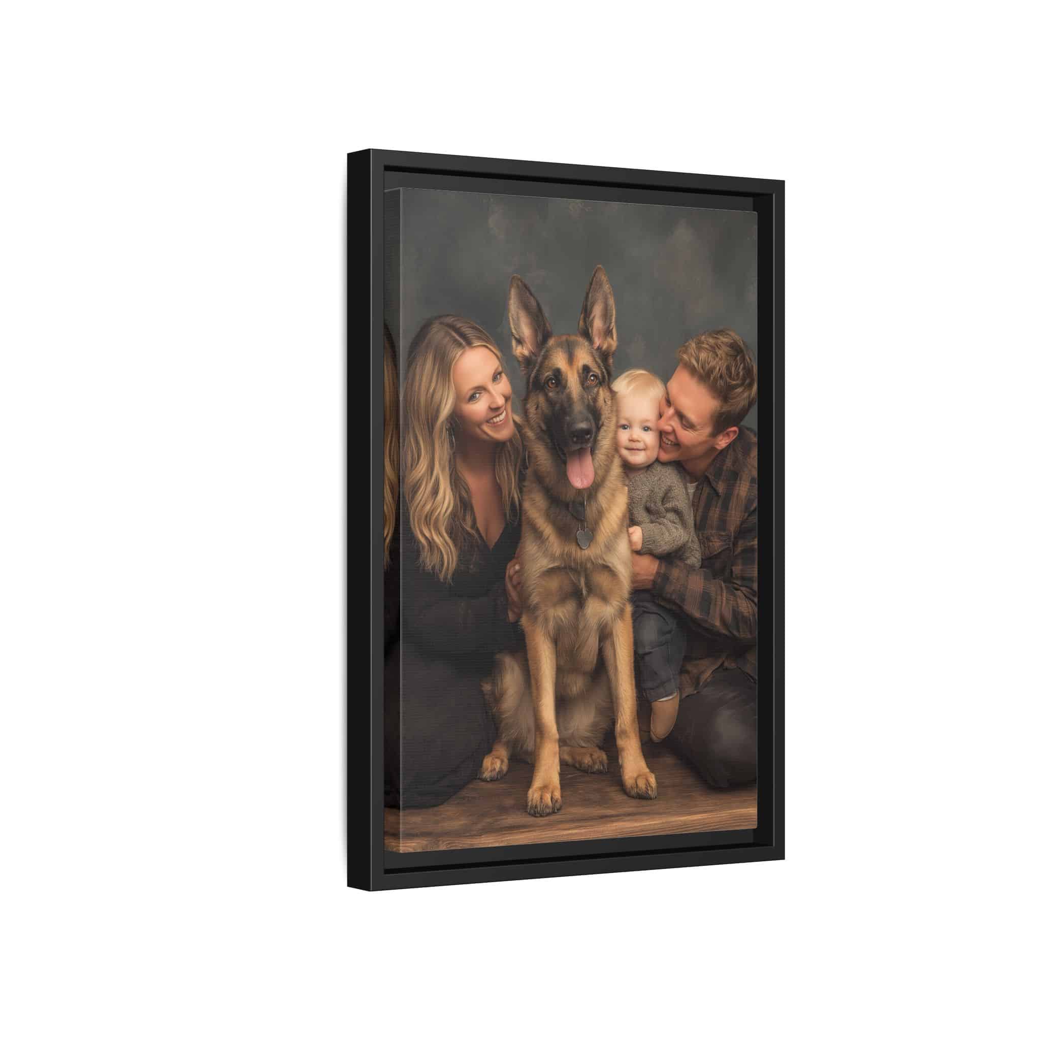 Personalized Framed Family Canvas Wall Art Vertical Multiple Sizes Available - Image 146