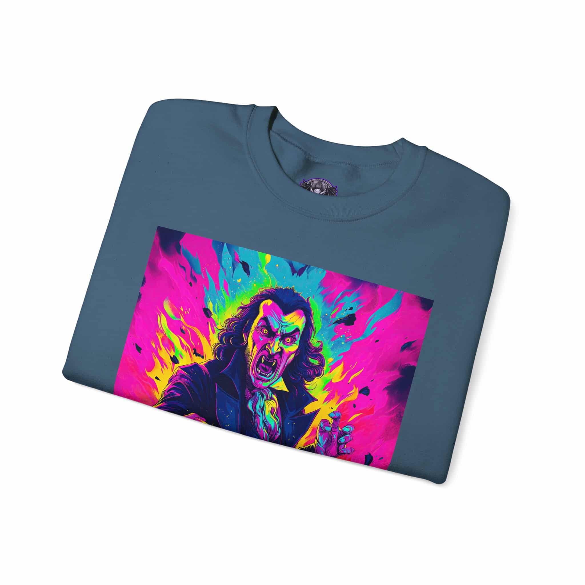 Dracula II Pop 60’s Art Style Unisex Heavy Blend™ Crewneck Sweatshirt - Image 31