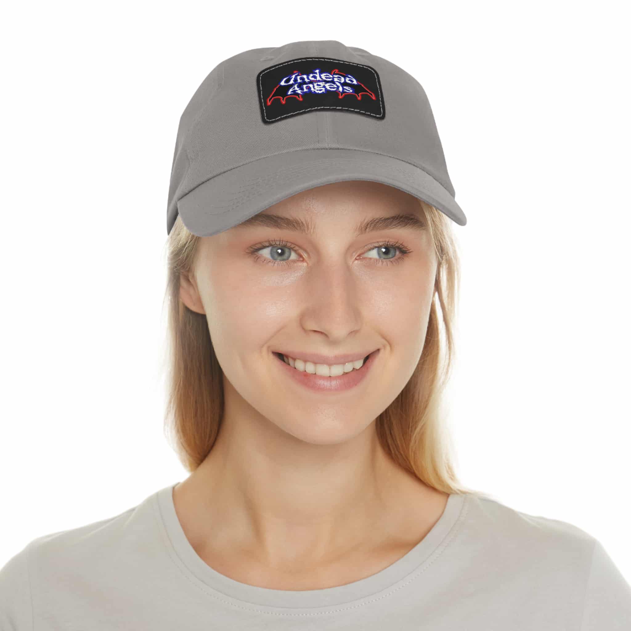 Undead Angels Logo Leather Patch Dad Hat - Casual Style for Music Lovers - Image 34