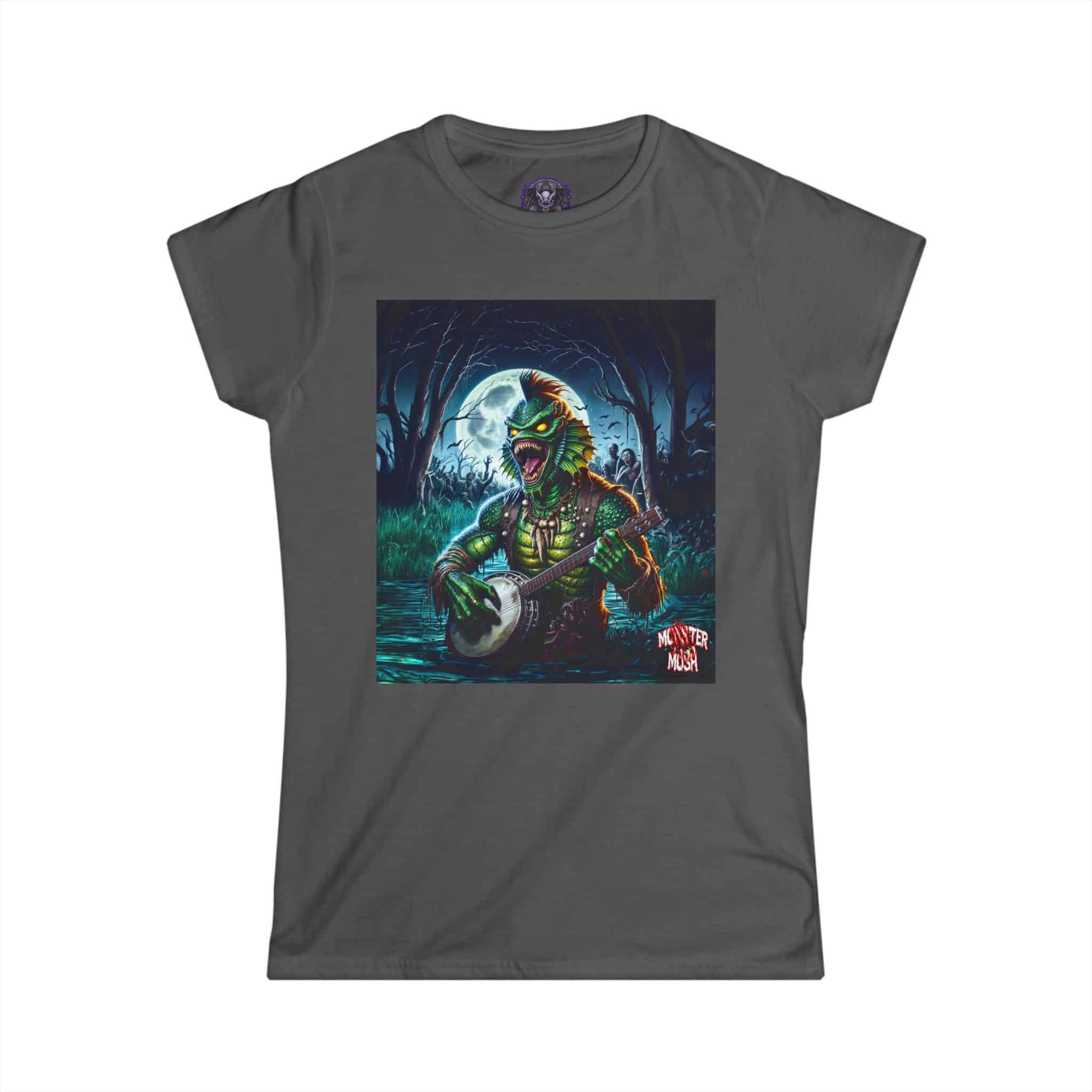 Monster Mosh 2024 Tour Gill On Banjo MM-D005 Women's Softstyle Tee - Image 28