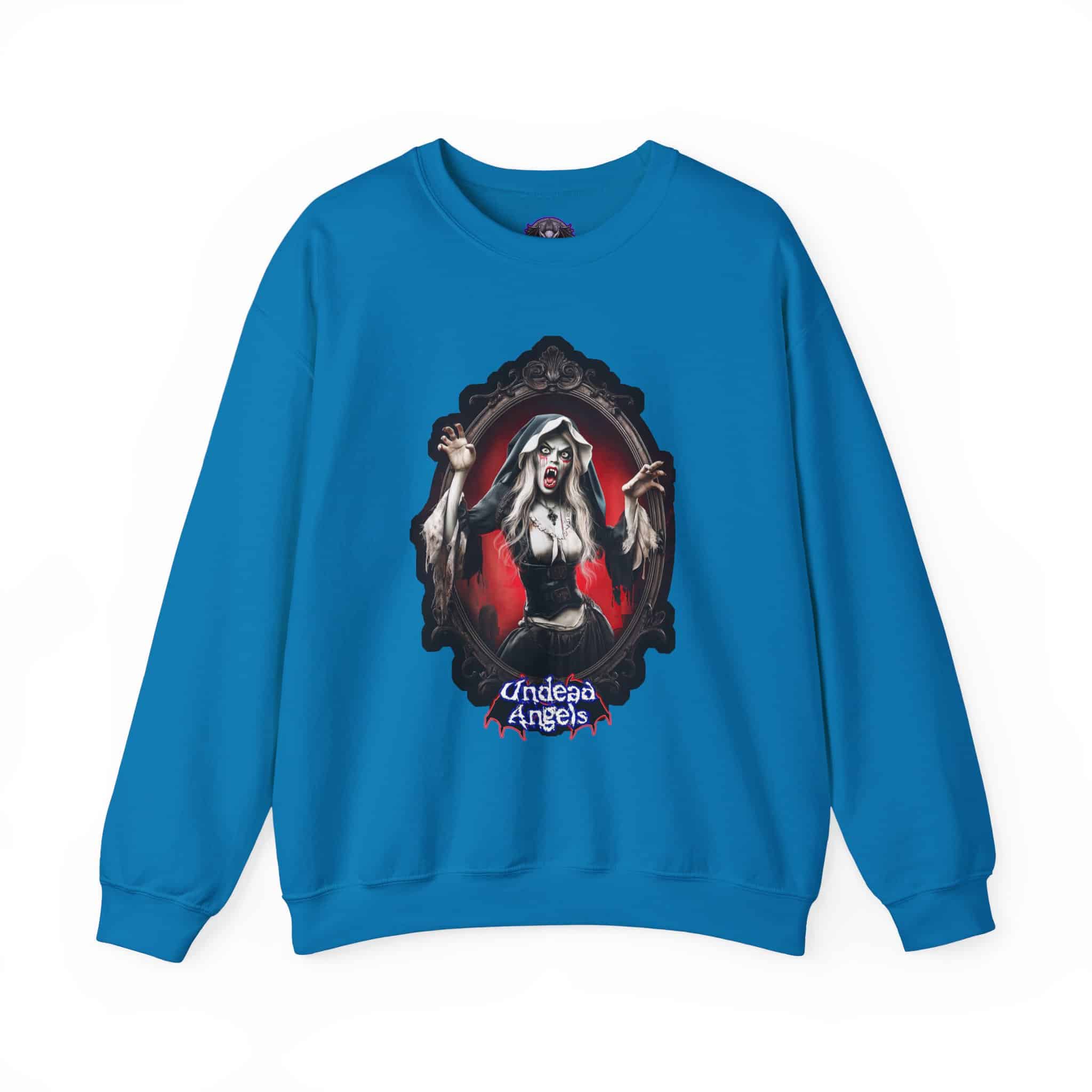 Undead Angels Vampire Pilgrim Chastity Unisex Heavy Blend™ Crewneck Sweatshirt - Image 19