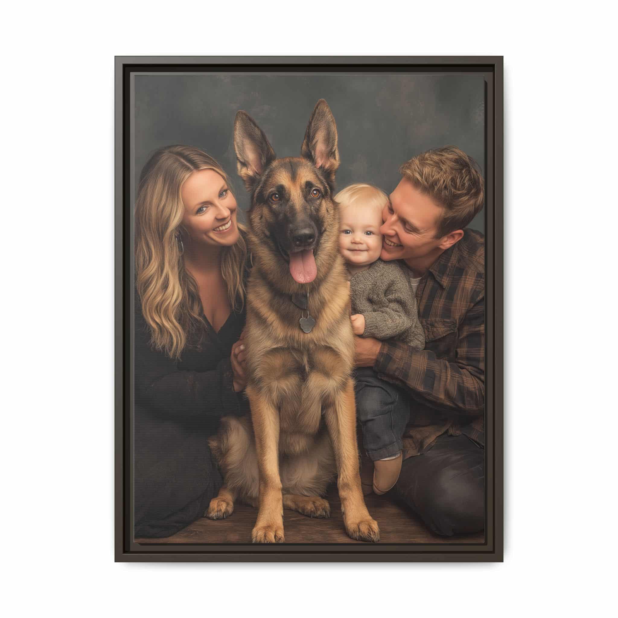 Personalized Framed Family Canvas Wall Art Vertical Multiple Sizes Available - Image 69