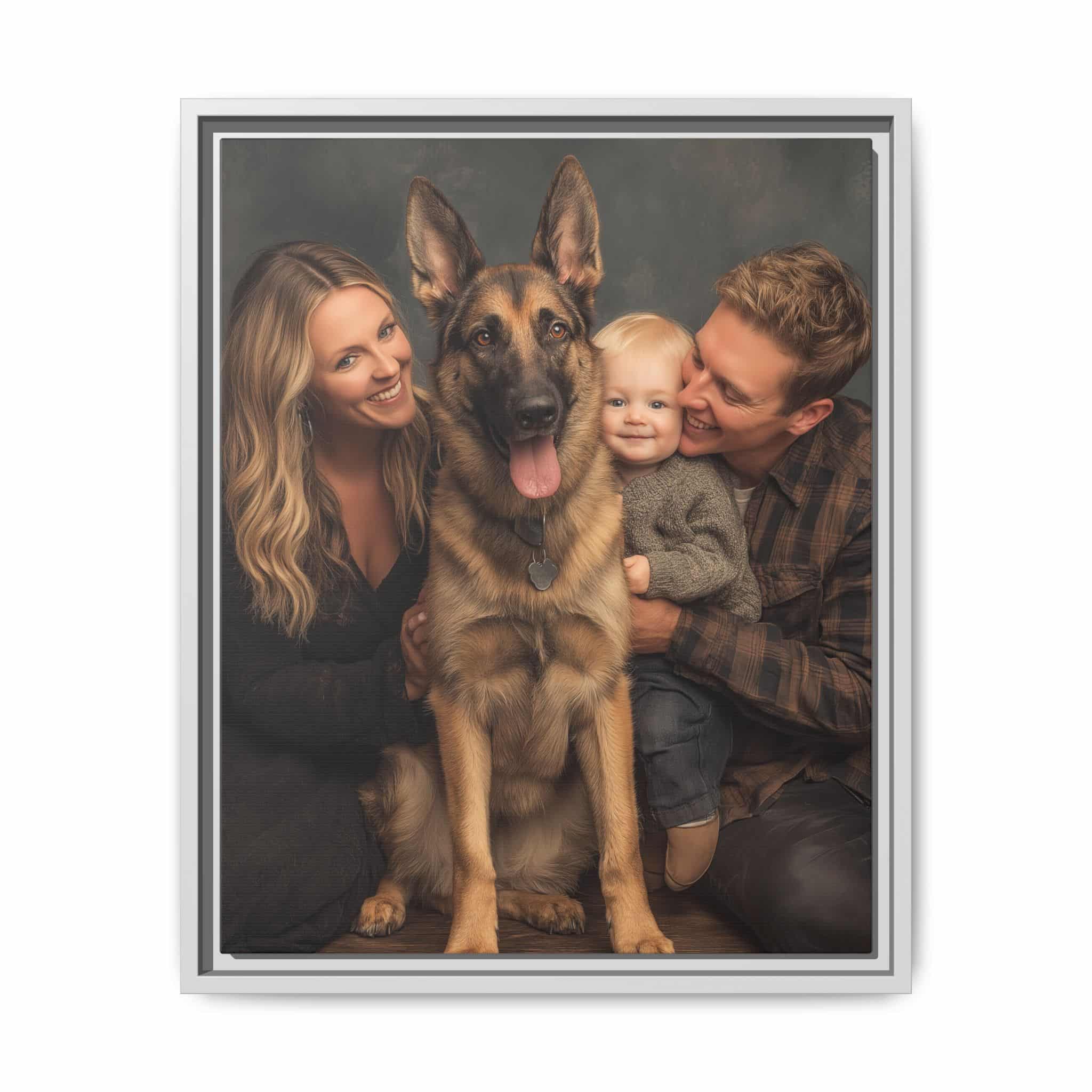 Personalized Framed Family Canvas Wall Art Vertical Multiple Sizes Available - Image 65