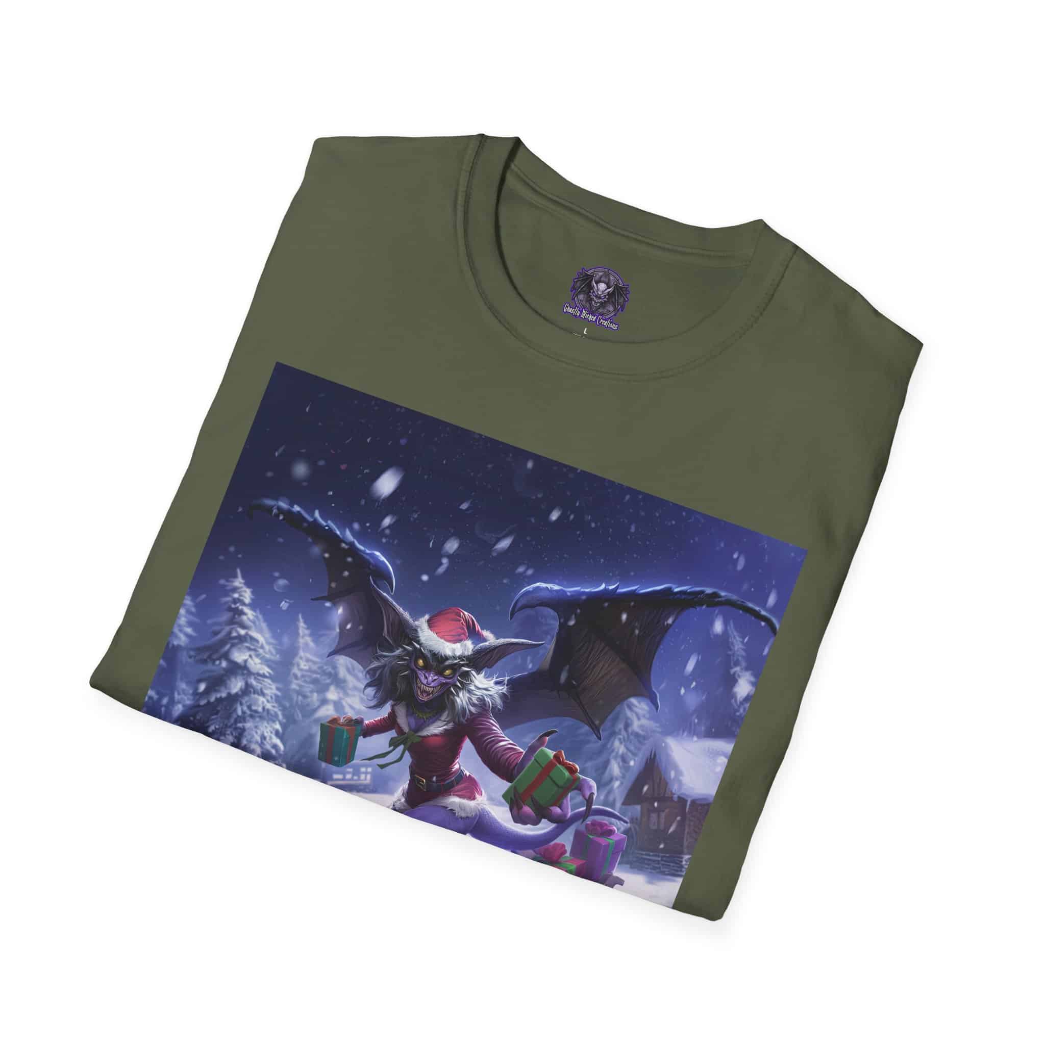 Gift Giving Gremlin Elf I Unisex T-Shirt Christmas - Image 33