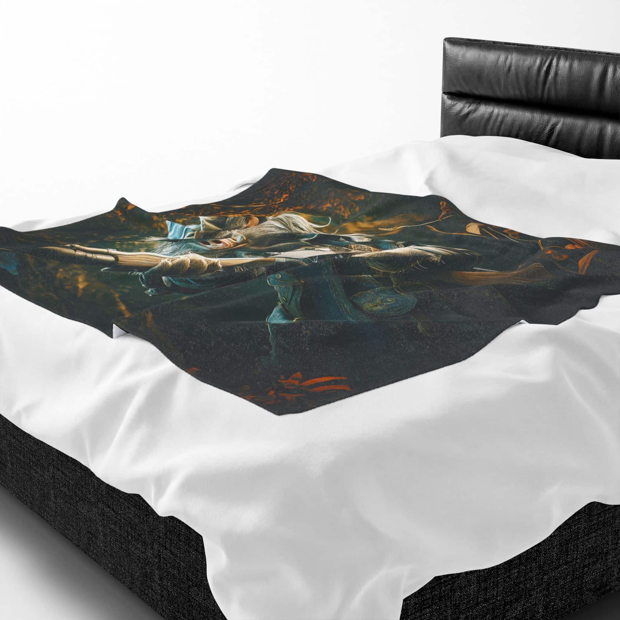 Arm The Animals: Hunter Wild Boar #AA029 Plush Blanket, Cozy Throw for Fall Decor - Image 6