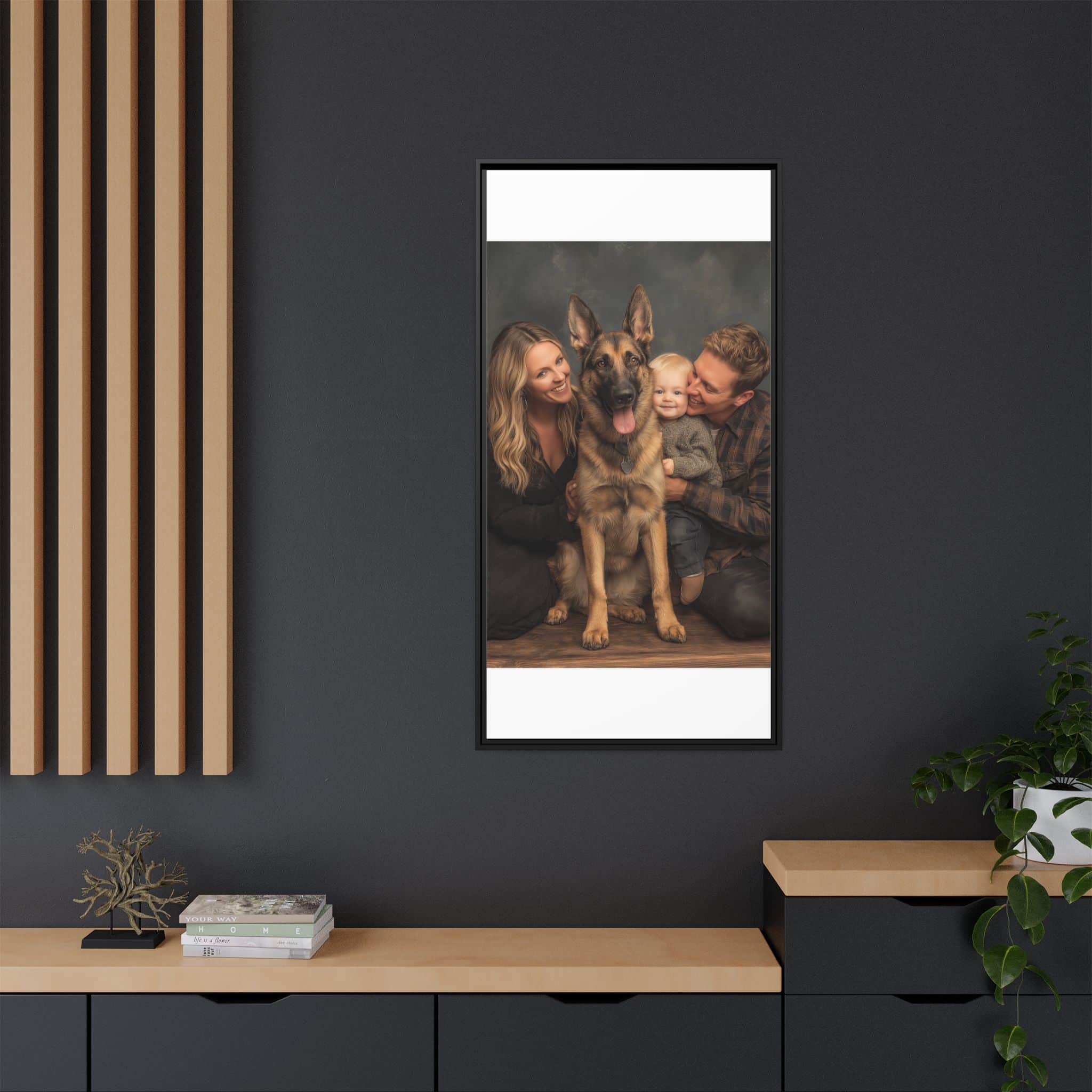 Personalized Framed Family Canvas Wall Art Vertical Multiple Sizes Available - Image 208