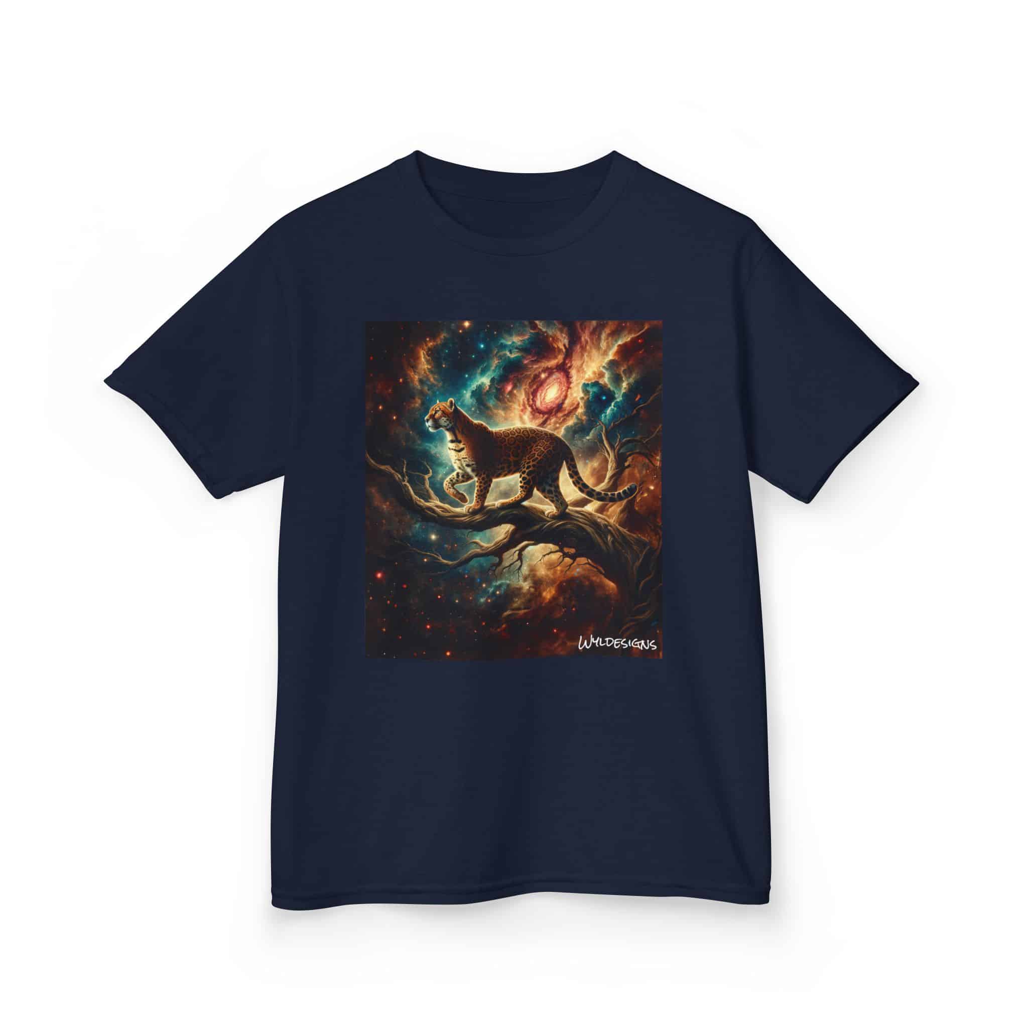 Cosmic Leopard WD-D011 By Wyldesigns Kids Heavy Cotton™ Tee - Image 15