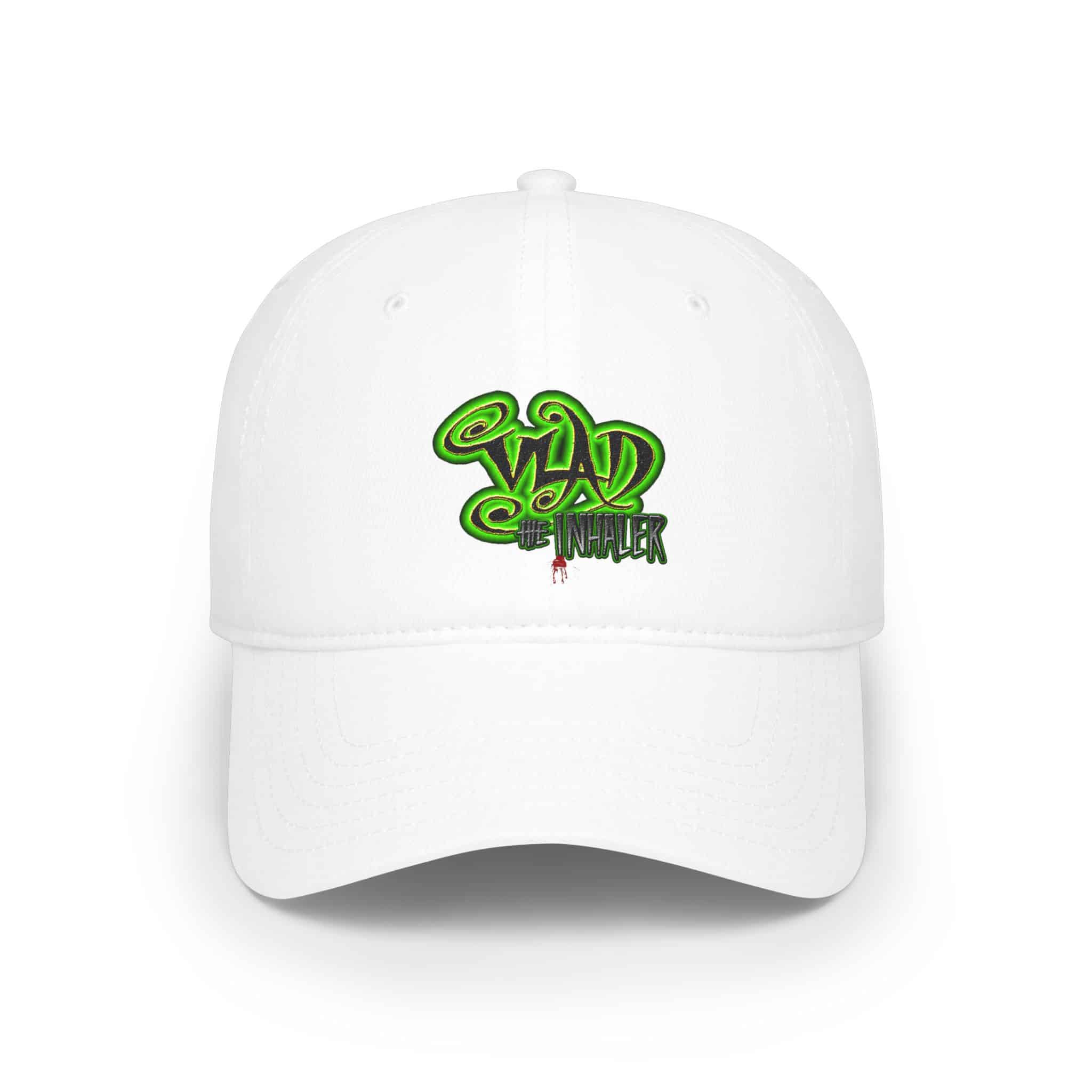Vlad The Inhaler Logo Low Profile Baseball Cap - Image 25