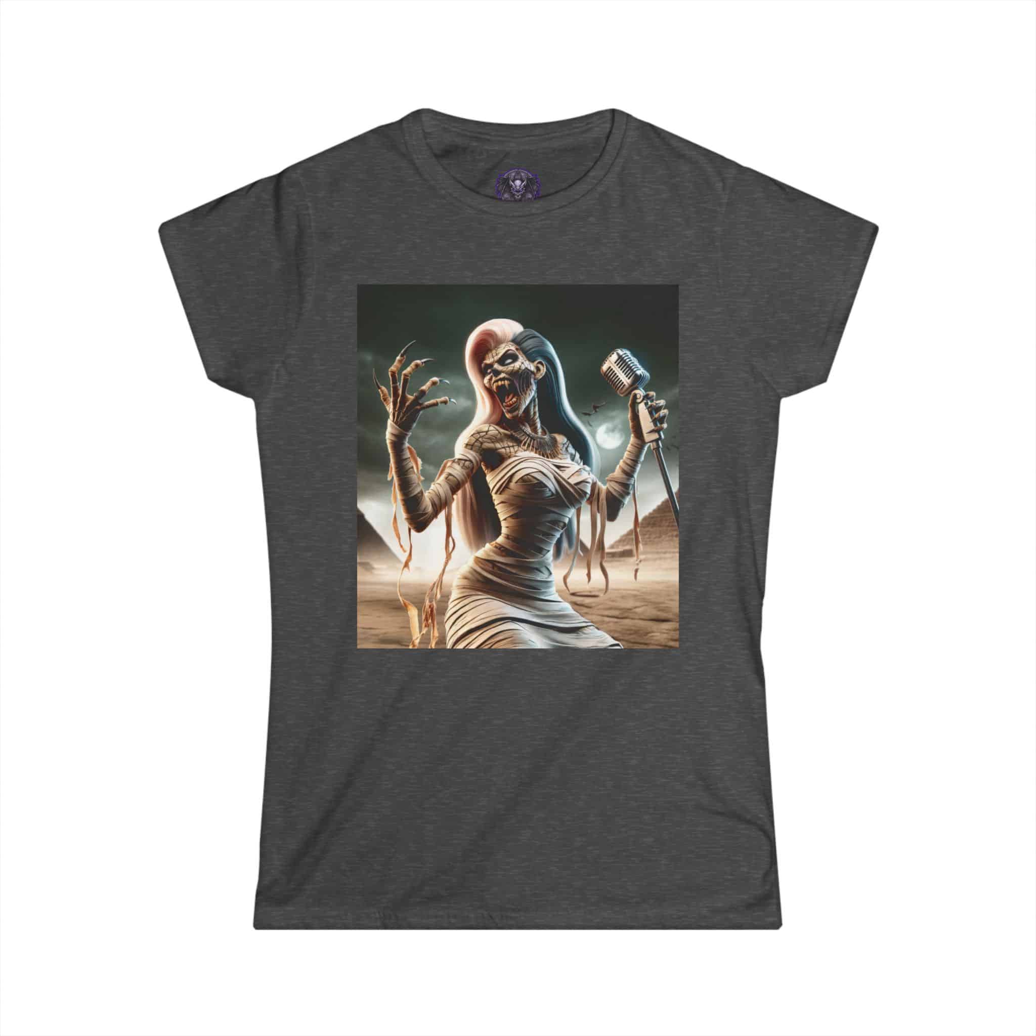 Monster Mosh 2024 Tour Mummy Goddess Singer MM-D-MG03 Women's Softstyle Tee - Image 19