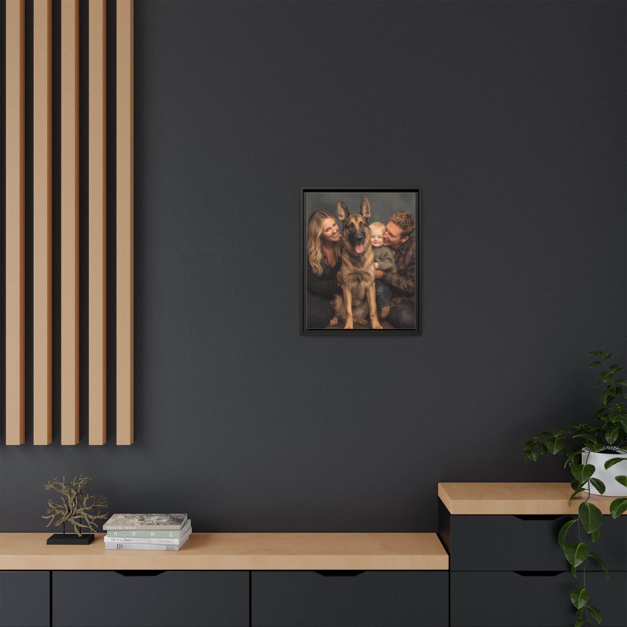 Personalized Framed Family Canvas Wall Art Vertical Multiple Sizes Available - Image 16