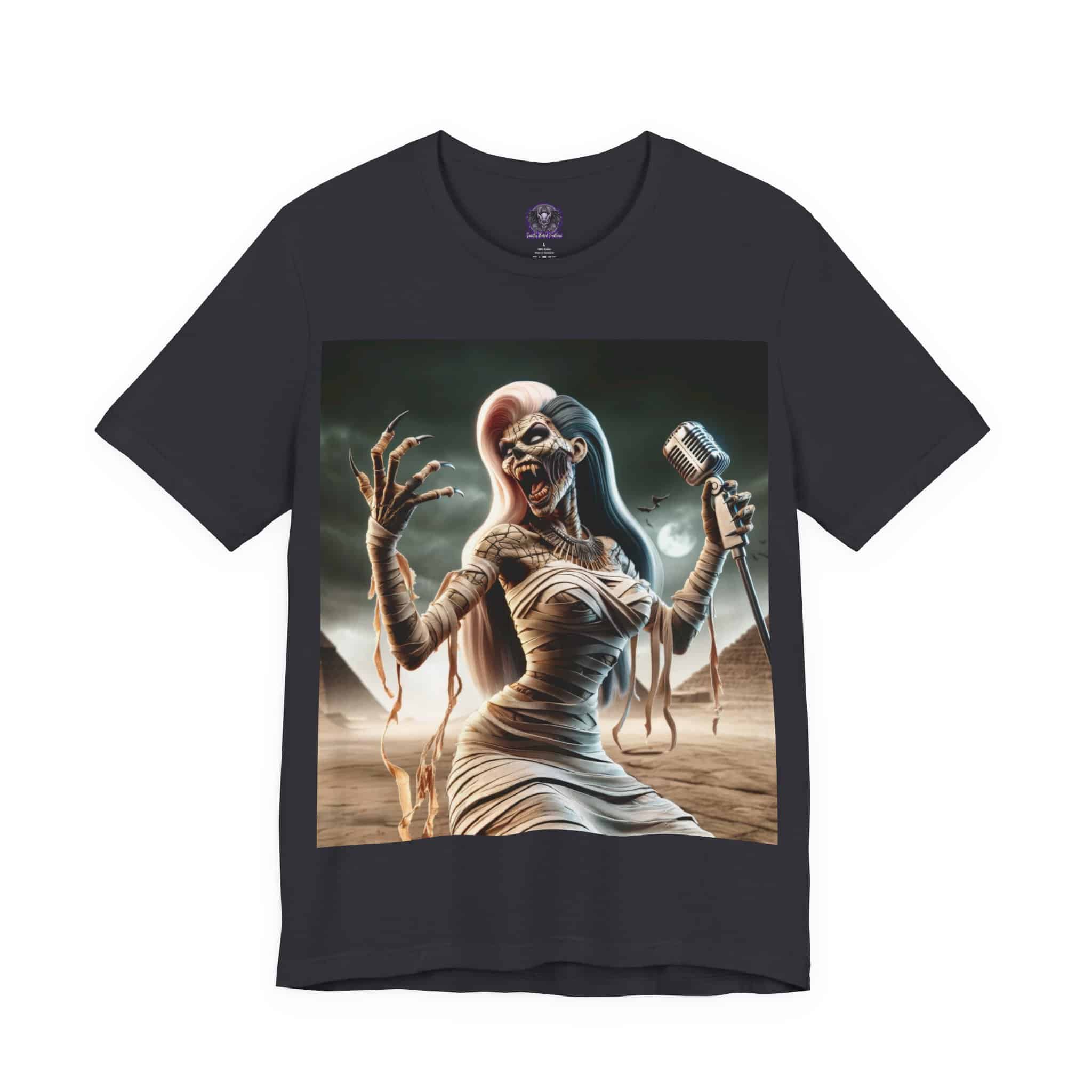 Monster Mosh 2024 Tour Mummy Goddess Singer #MM-D-MG03 Unisex Jersey Short Sleeve Tee - Image 8