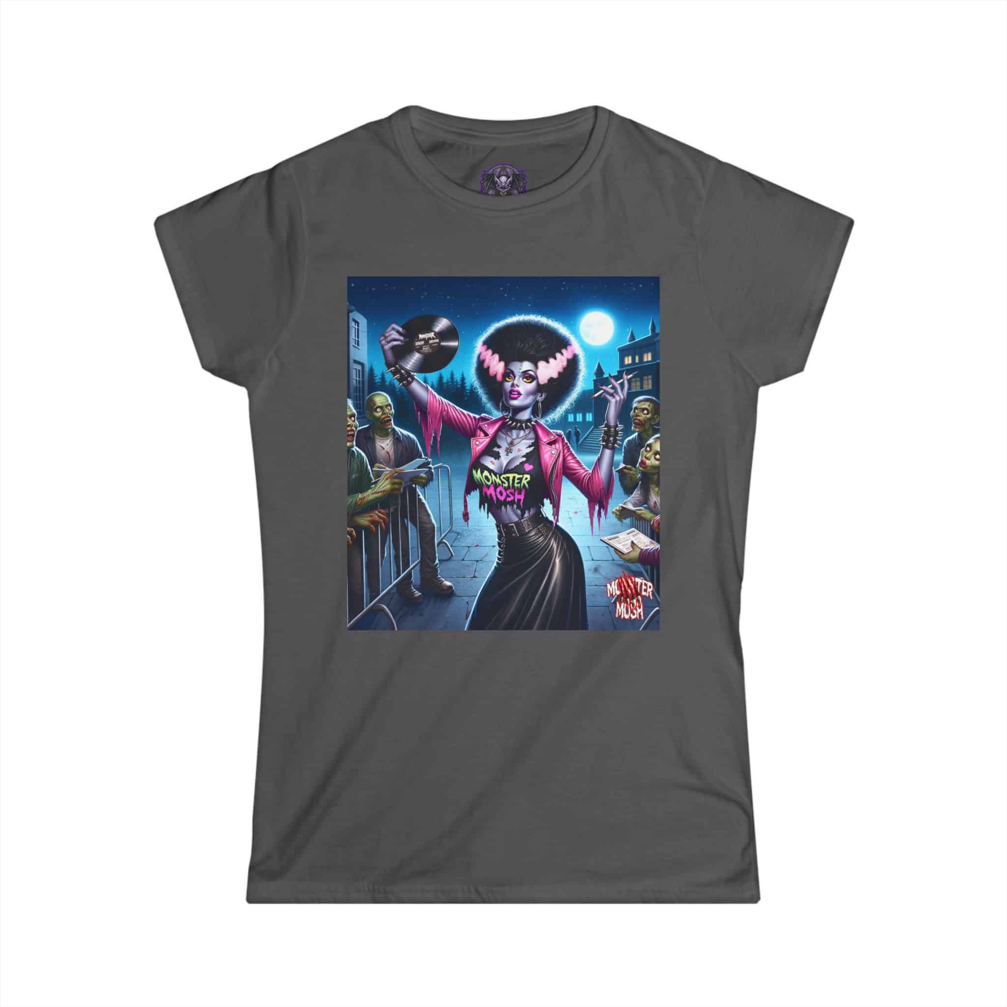 Monster Mosh 2024 Tour Lily Singer MM-D011 Women's Softstyle Tee - Image 28