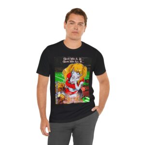 Buffy Undead Angel Zombie Cheerleader - Classic Art w/Text C1 Unisex Jersey Short Sleeve Tee