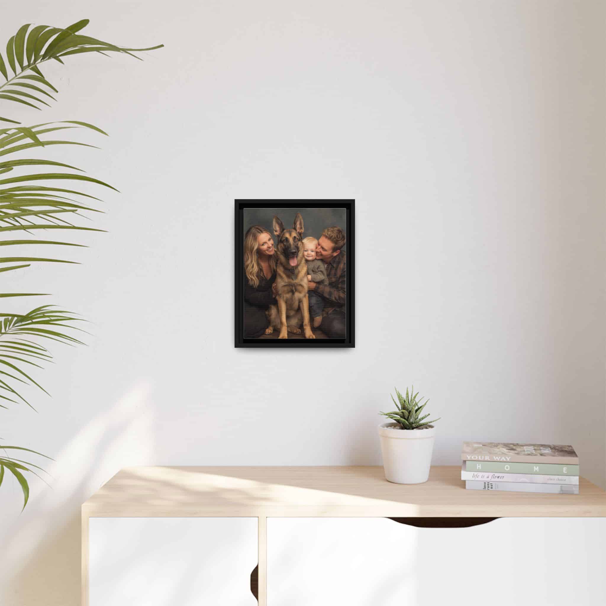 Personalized Framed Family Canvas Wall Art Vertical Multiple Sizes Available - Image 7