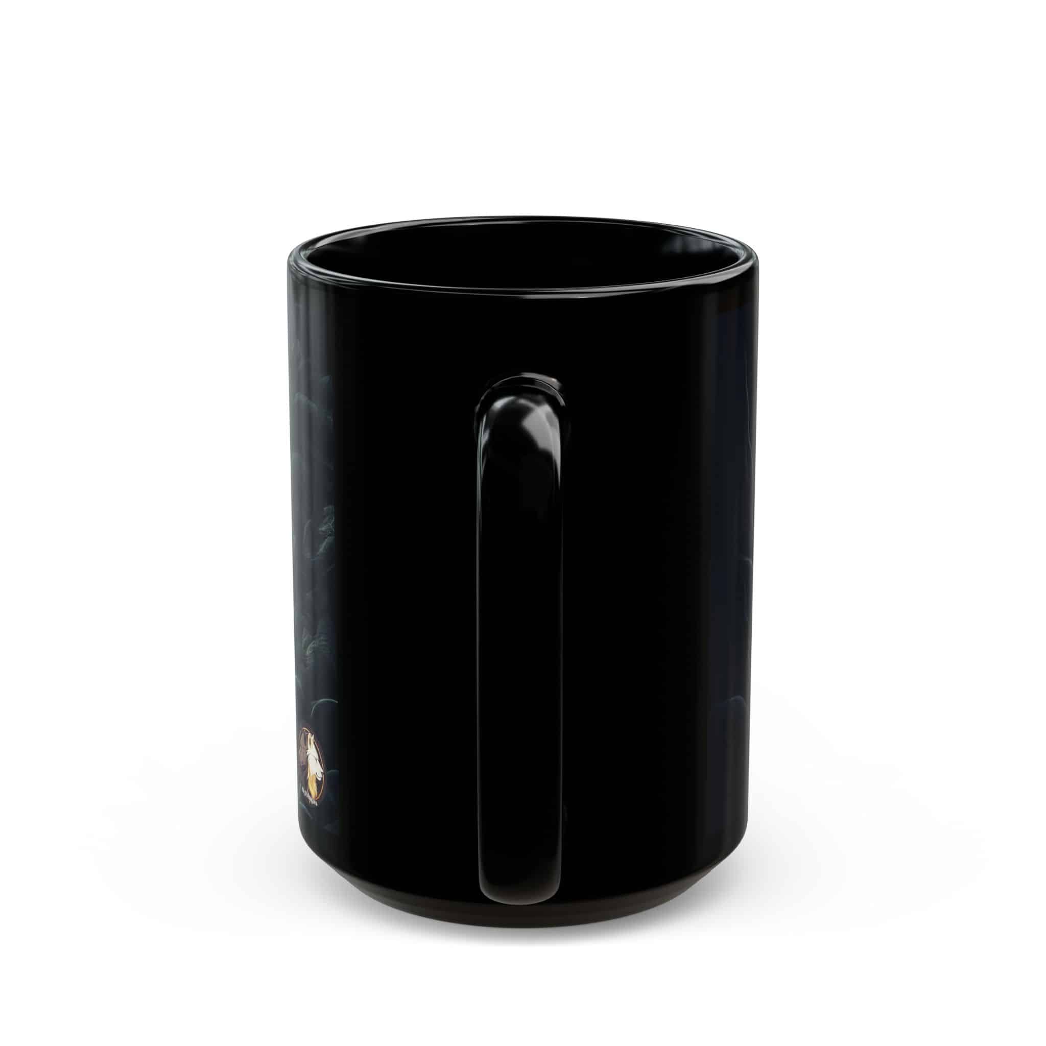 Black Panther WD-D002 By Wyldesigns Black Mug (11oz, 15oz) - Image 8