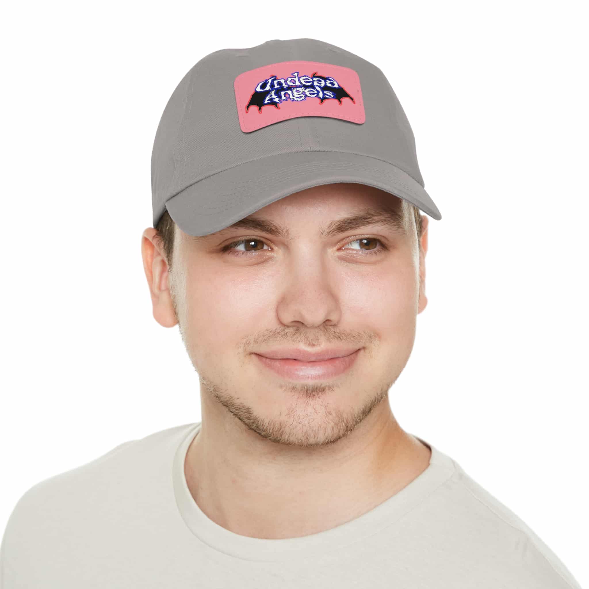 Undead Angels Logo Leather Patch Dad Hat - Casual Style for Music Lovers - Image 50