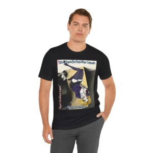 Jennifer Undead Angel Zombie Administrative Assistant - Classic Art w/Text Unisex Jersey Short Sleeve Tee