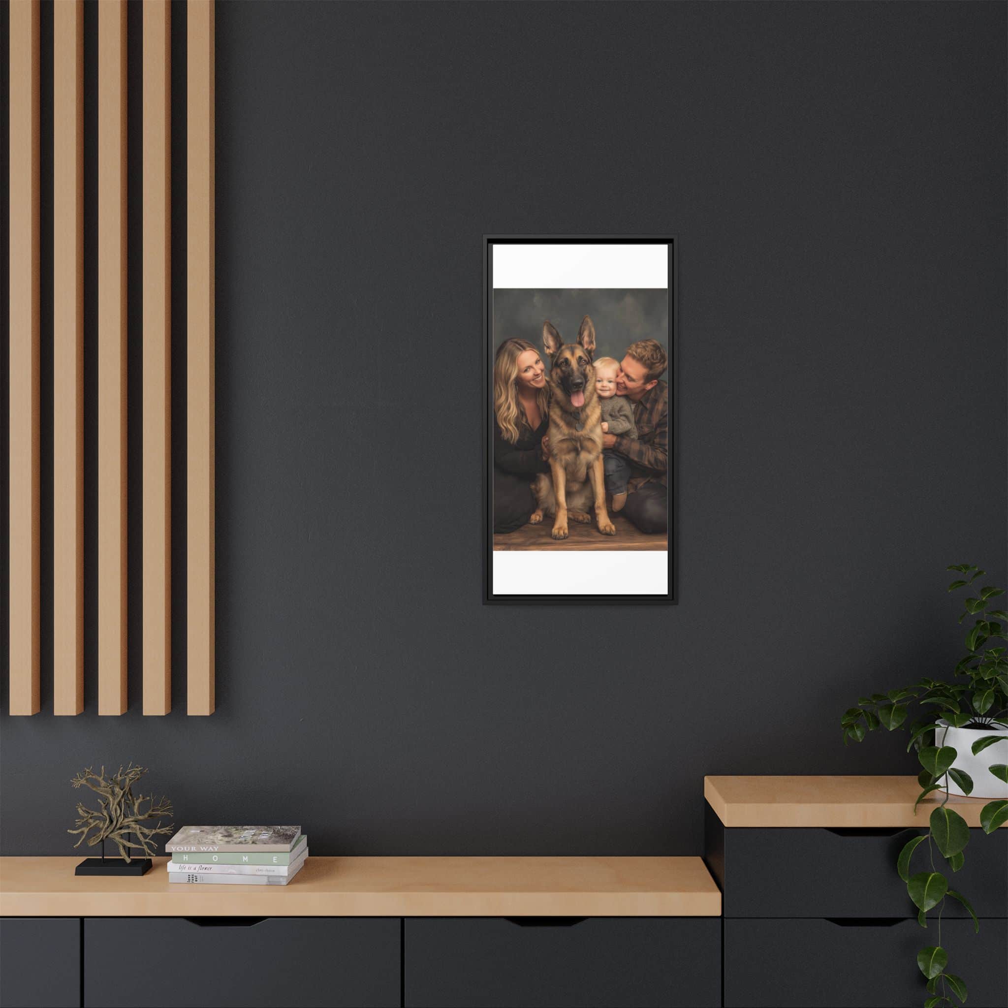 Personalized Framed Family Canvas Wall Art Vertical Multiple Sizes Available - Image 220