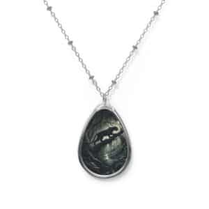 Black Panther WD-D002 By Wyldesigns Oval Necklace